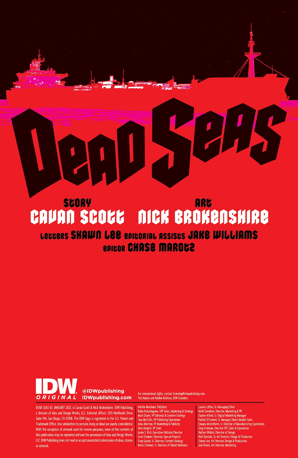Dead Seas issue 2 - Page 2