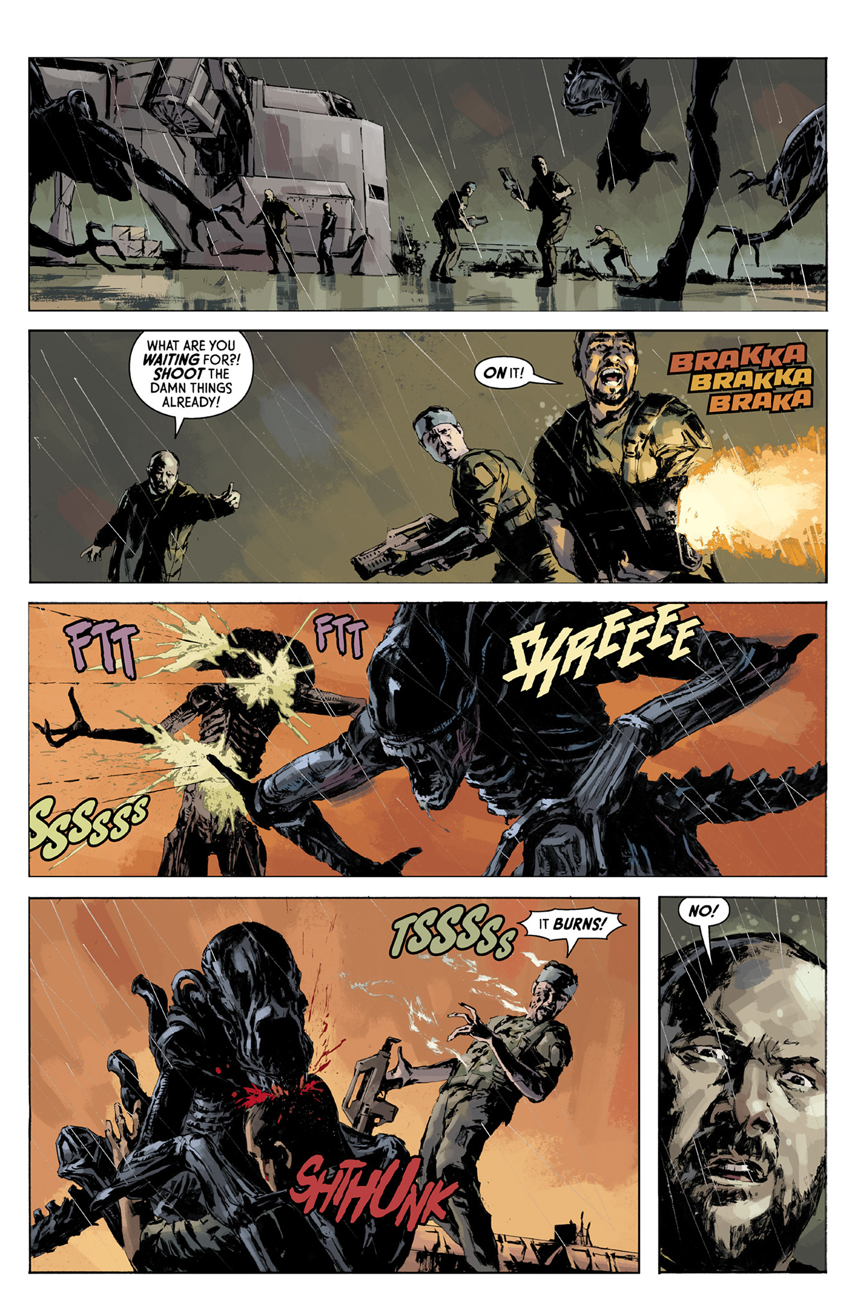 Read online Aliens: Fire and Stone comic -  Issue #1 - 7