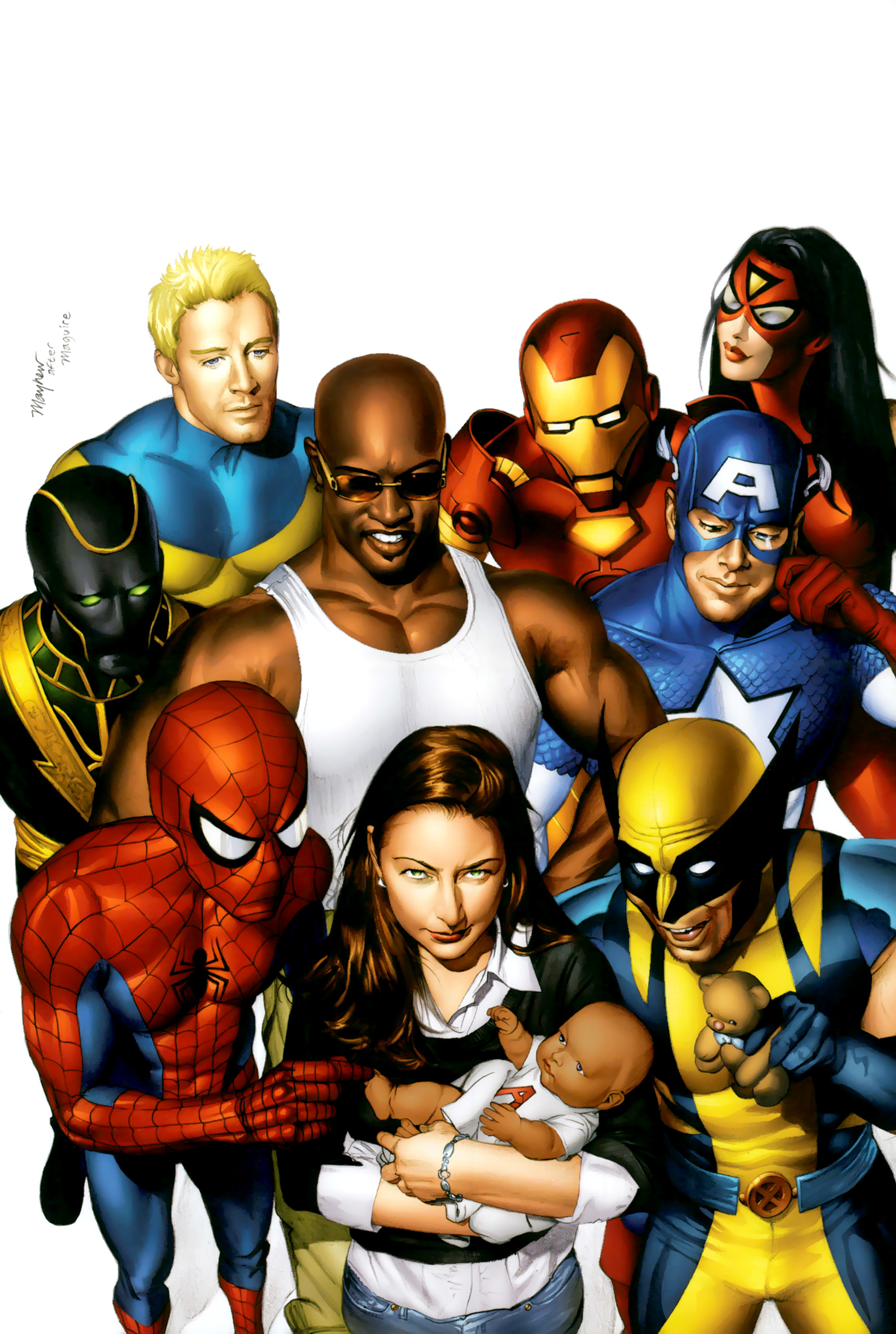 Read online New Avengers Poster Book comic -  Issue # Full - 25