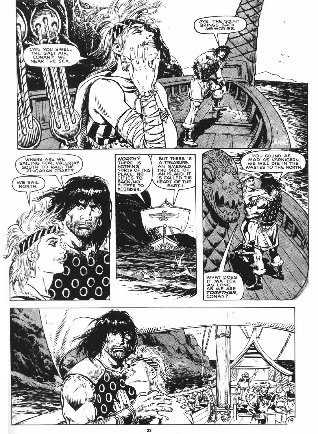 Read online The Savage Sword Of Conan comic -  Issue #170 - 25