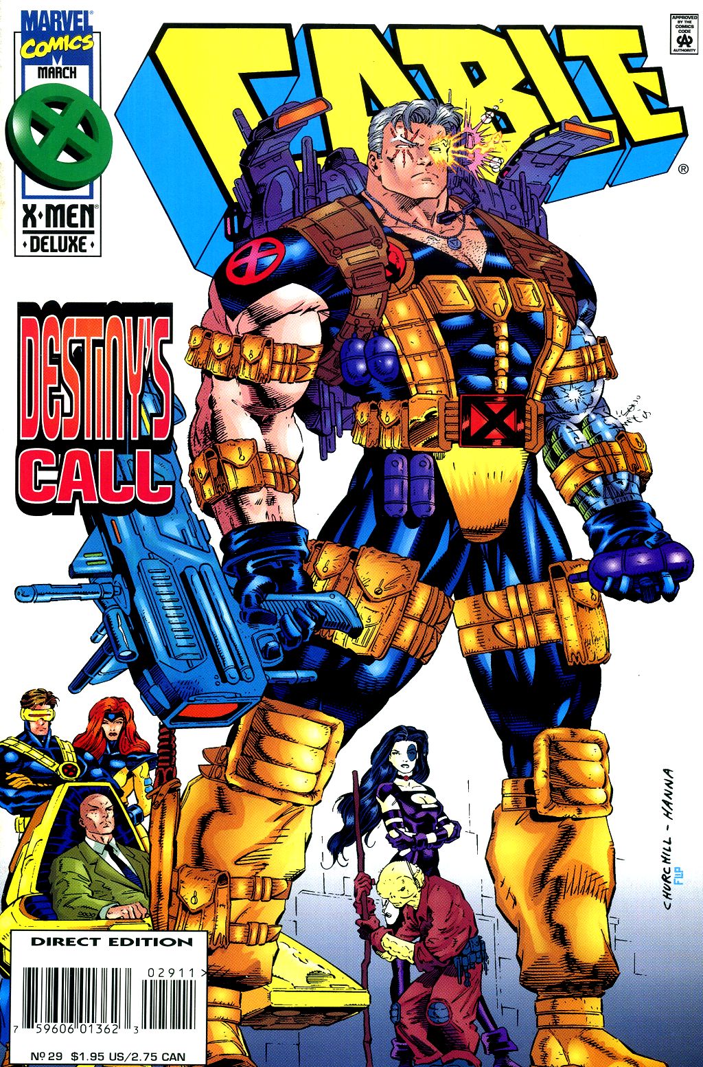 Read online Cable (1993) comic -  Issue #29 - 1