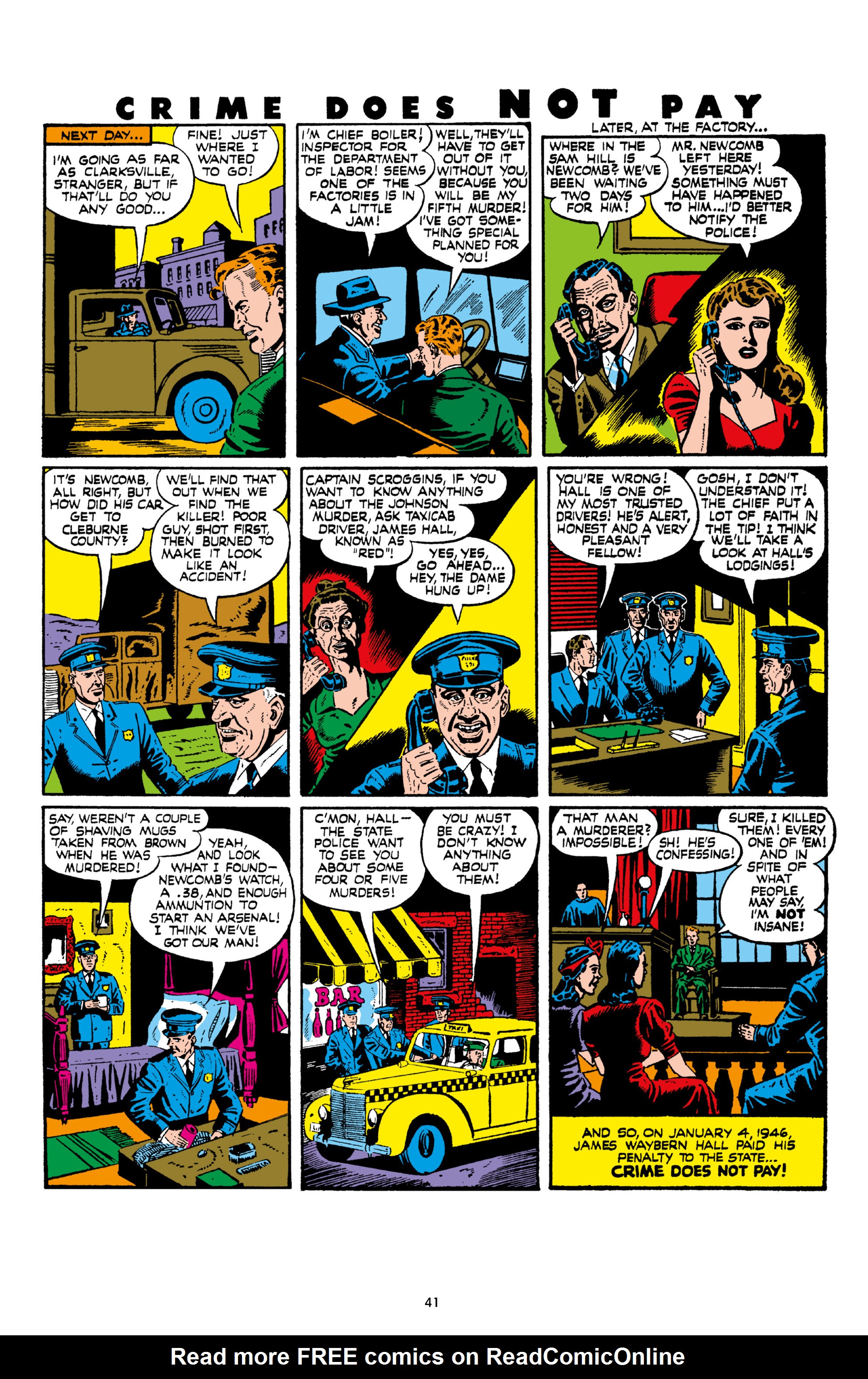 Read online Crime Does Not Pay Archives comic -  Issue # TPB 8 (Part 1) - 43
