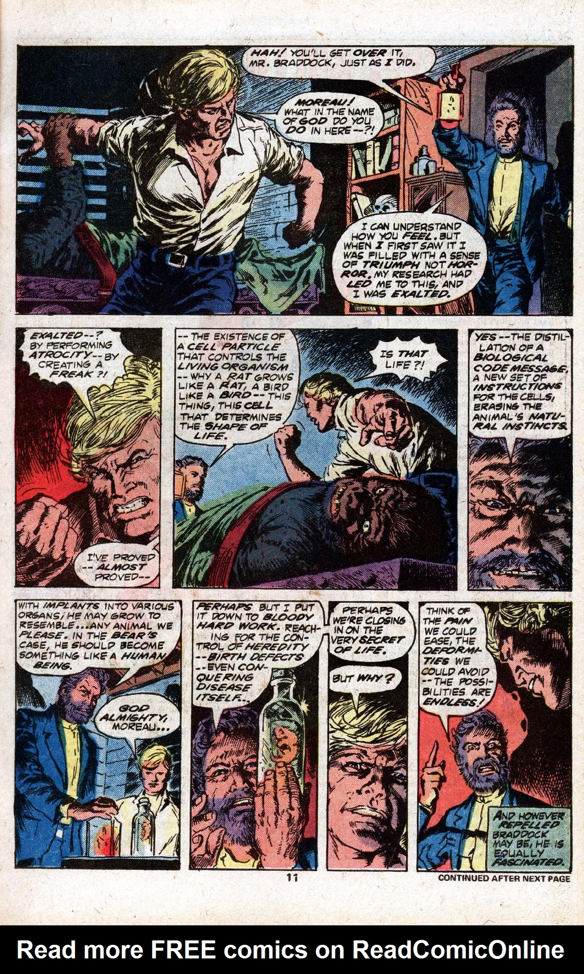 Read online The Island of Dr. Moreau (1977) comic -  Issue # Full - 10