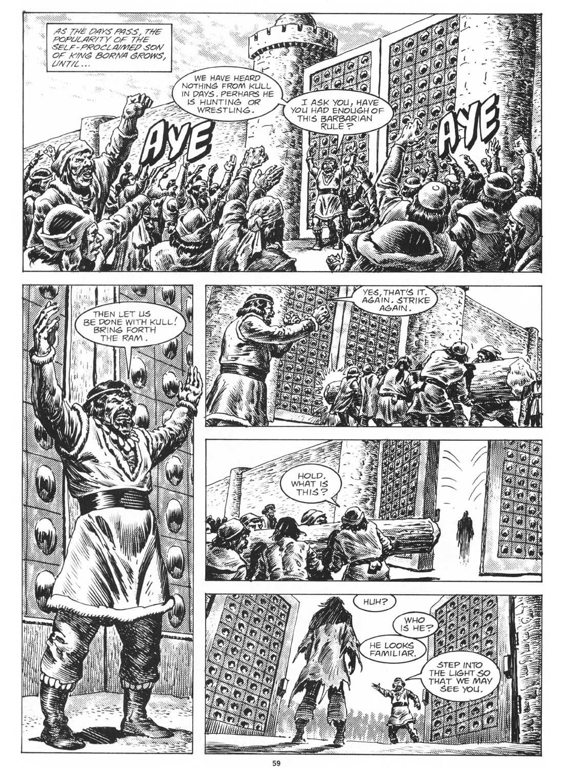 Read online The Savage Sword Of Conan comic -  Issue #161 - 58