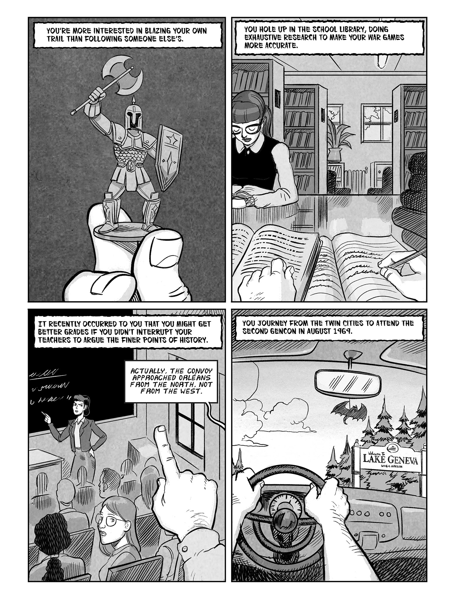 Read online Rise of the Dungeon Master: Gary Gygax and the Creation of D&D comic -  Issue # TPB - 47