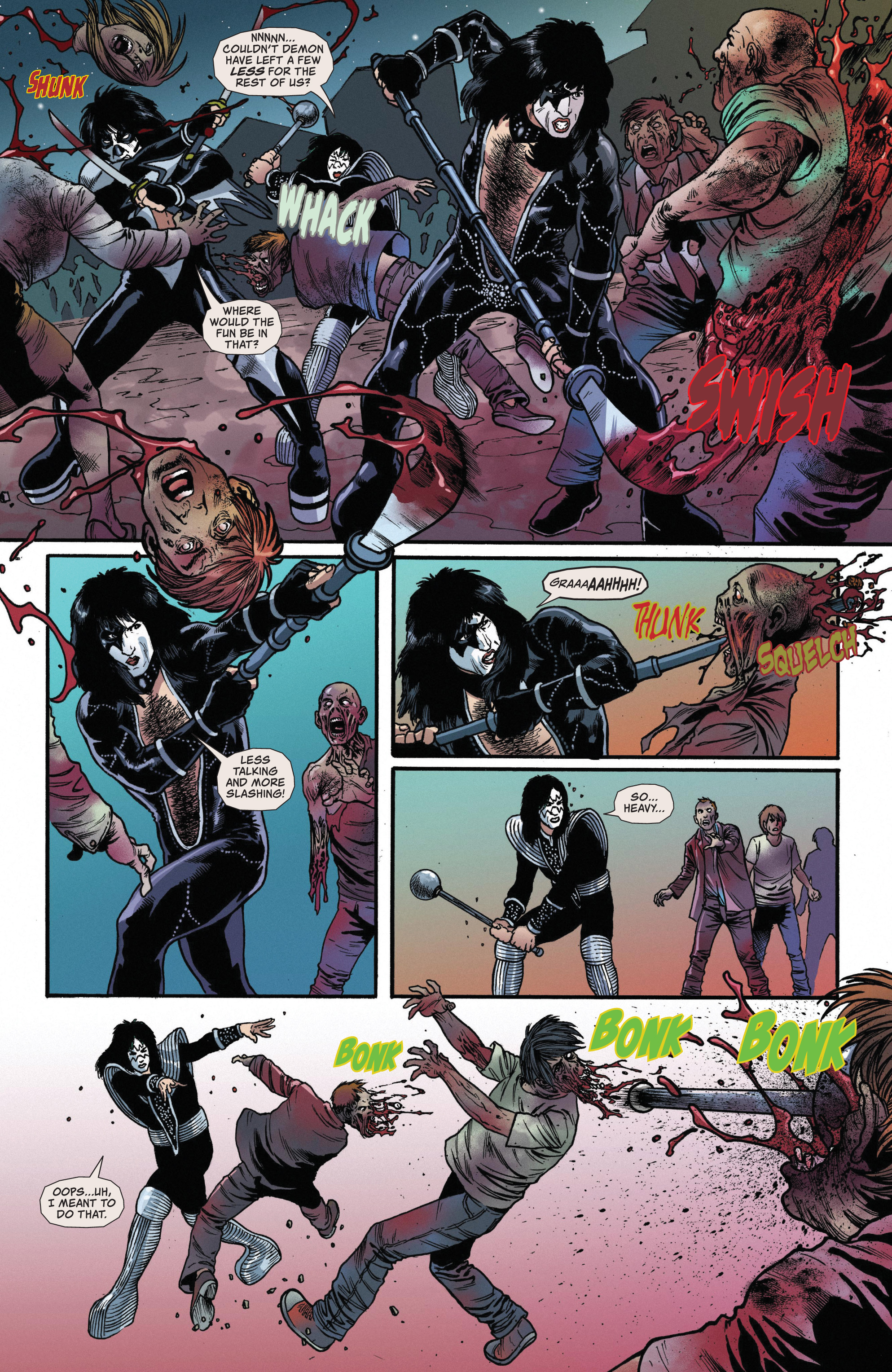 Read online Kiss: Zombies comic -  Issue #5 - 15