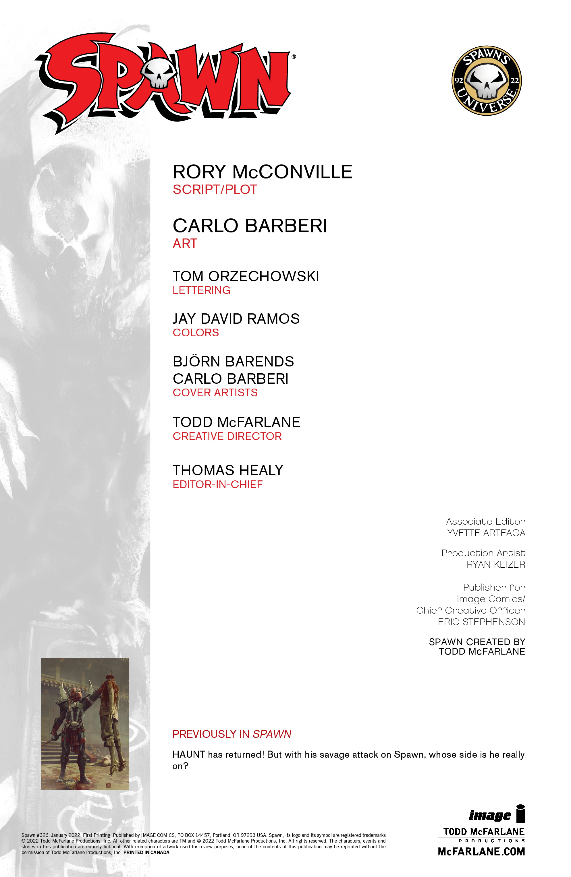 Read online Spawn comic -  Issue #326 - 3