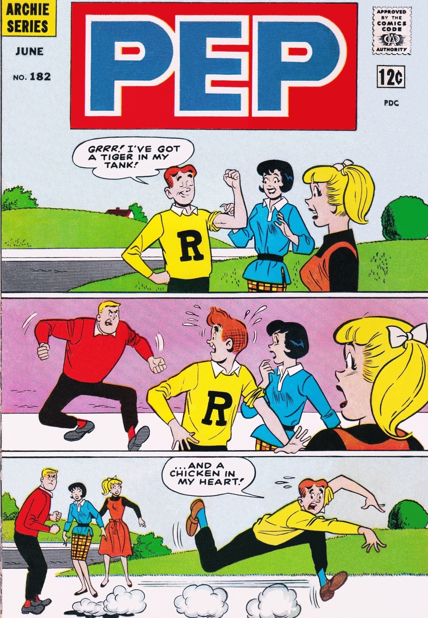 Read online Pep Comics comic -  Issue #182 - 1