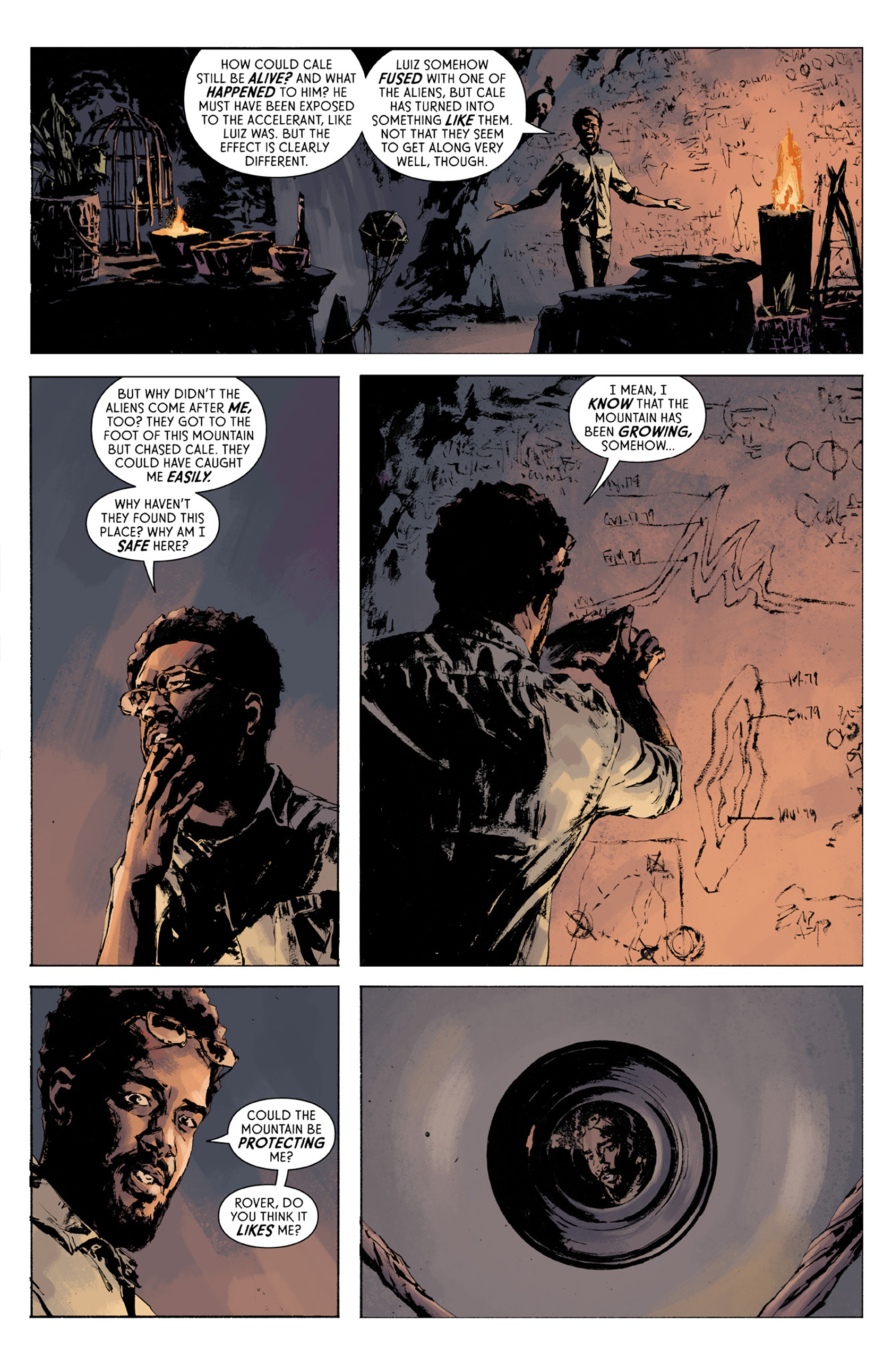 Read online Aliens: Fire and Stone comic -  Issue #4 - 9