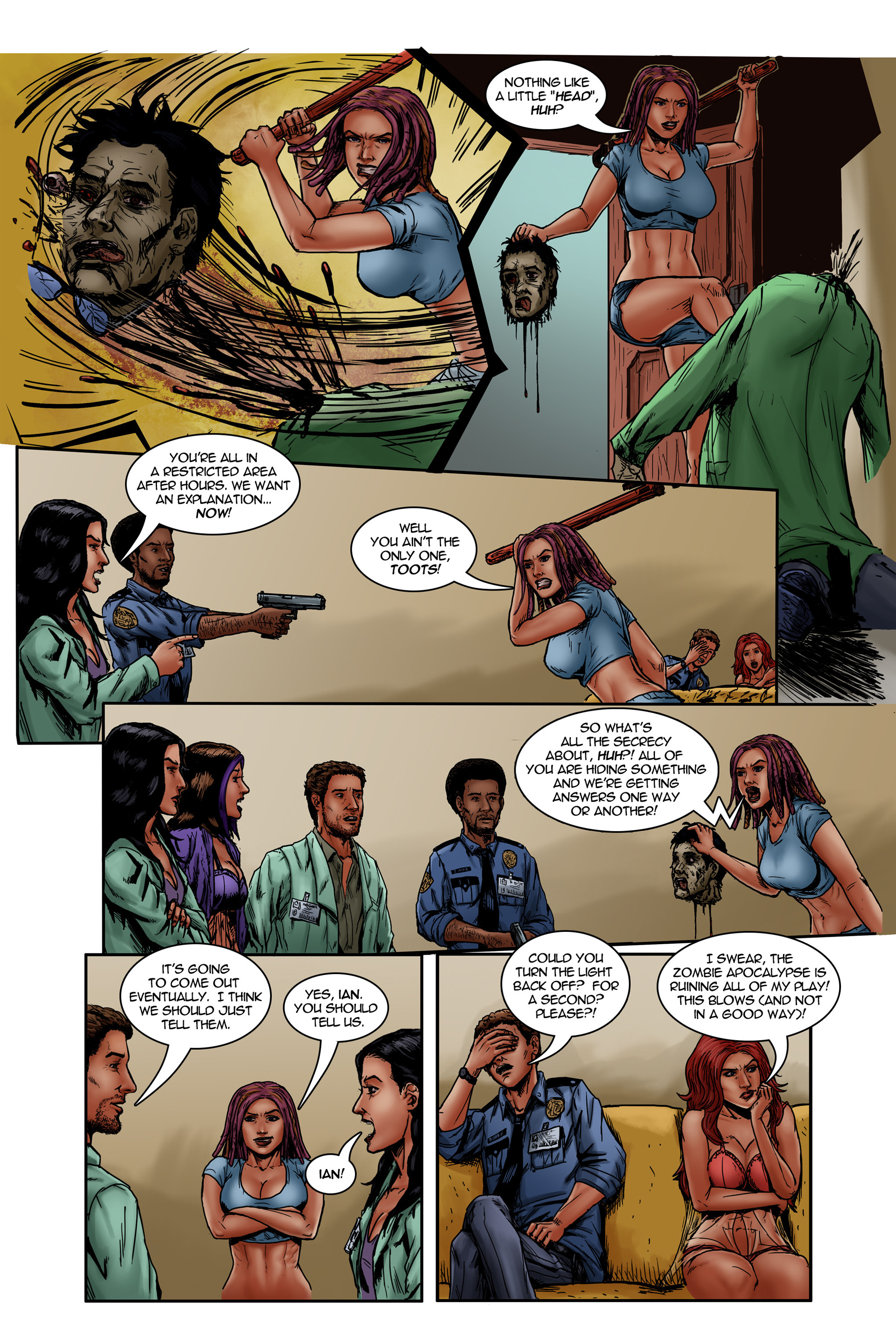 Read online Chaos Campus: Sorority Girls Vs. Zombies comic -  Issue #21 - 21