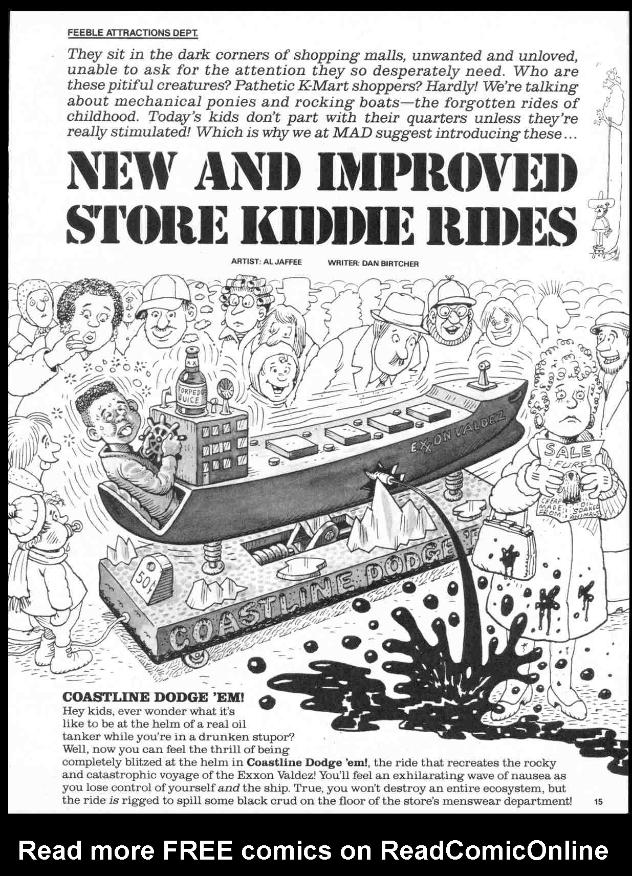 Read online MAD comic -  Issue #304 - 17