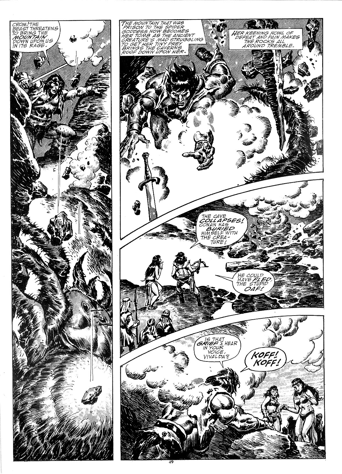 Read online The Savage Sword Of Conan comic -  Issue #183 - 32