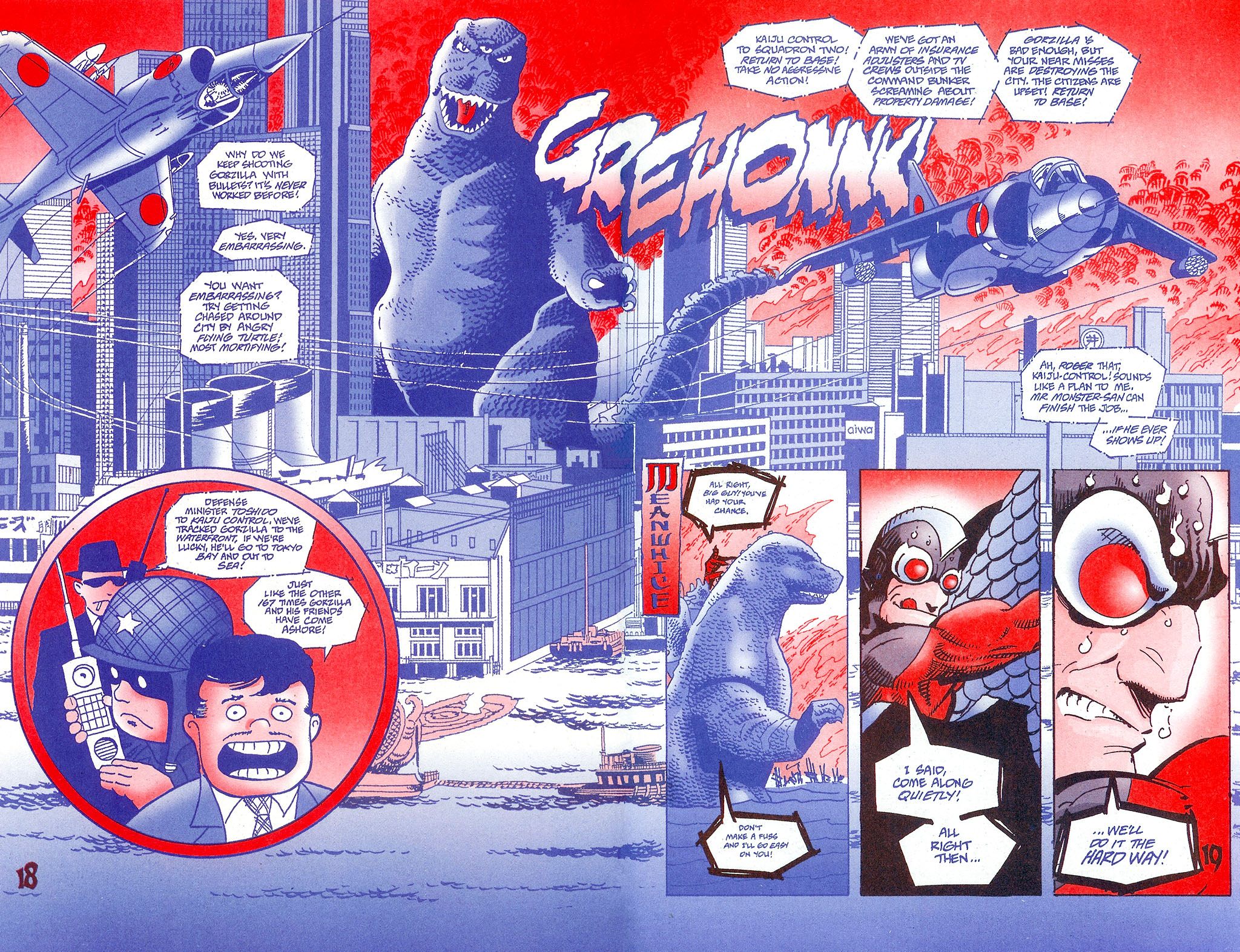 Read online Mr. Monster vs Gorzilla comic -  Issue # Full - 11