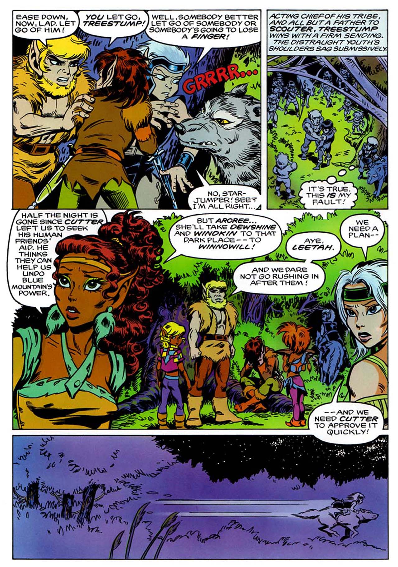Read online ElfQuest: Siege at Blue Mountain comic -  Issue #2 - 8