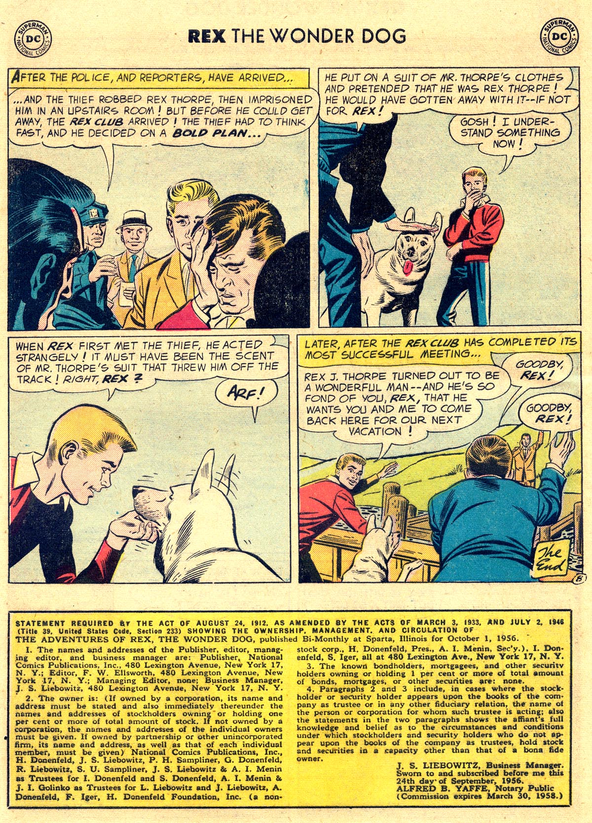 Read online The Adventures of Rex the Wonder Dog comic -  Issue #32 - 32