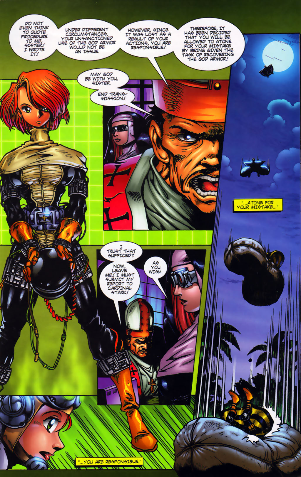 Read online Warrior Nun Areala: Resurrection comic -  Issue #2 - 5
