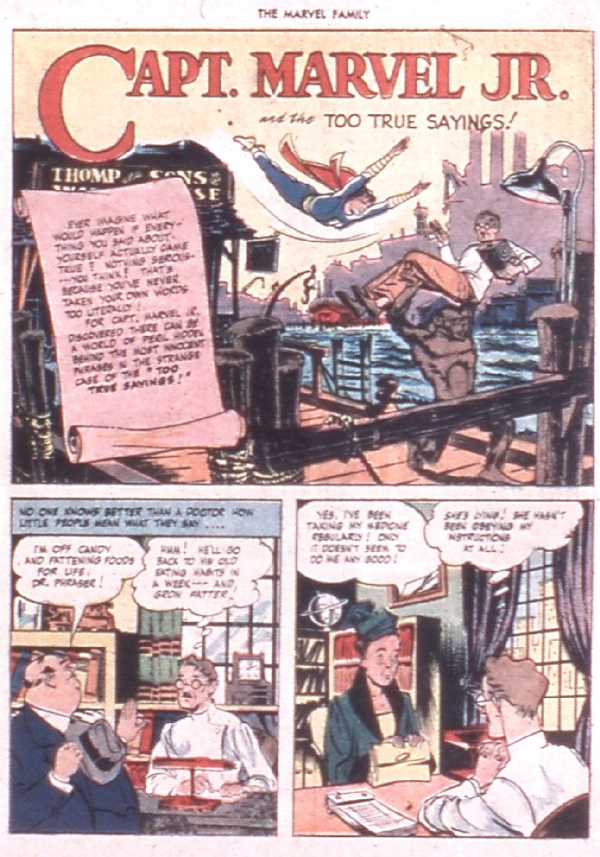 Read online The Marvel Family comic -  Issue #6 - 19