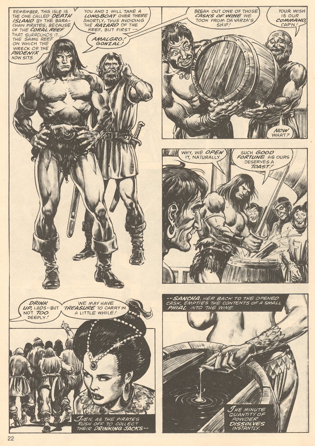Read online The Savage Sword Of Conan comic -  Issue #67 - 22