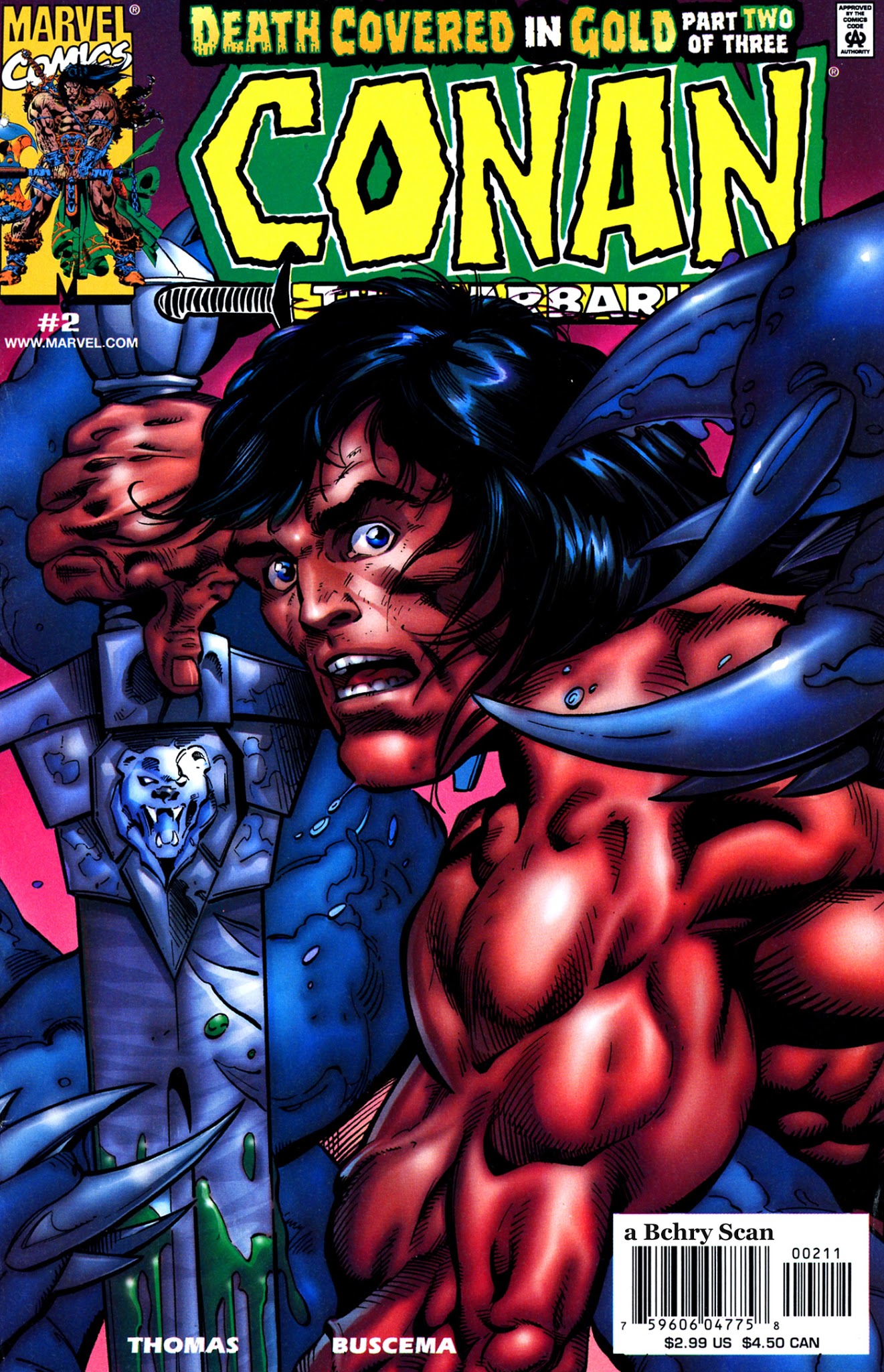 Read online Conan the Barbarian: Death Covered In Gold comic -  Issue #2 - 1