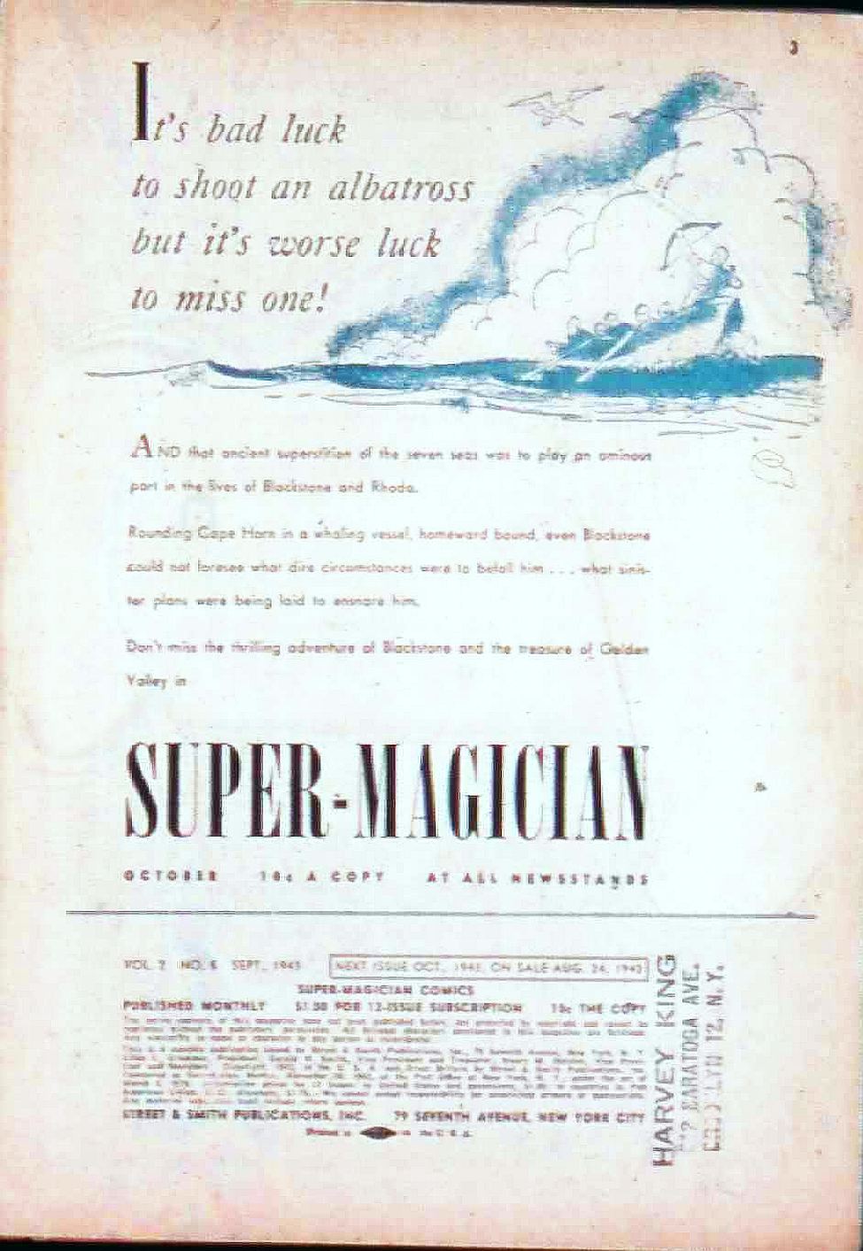 Read online Super-Magician Comics comic -  Issue #17 - 3