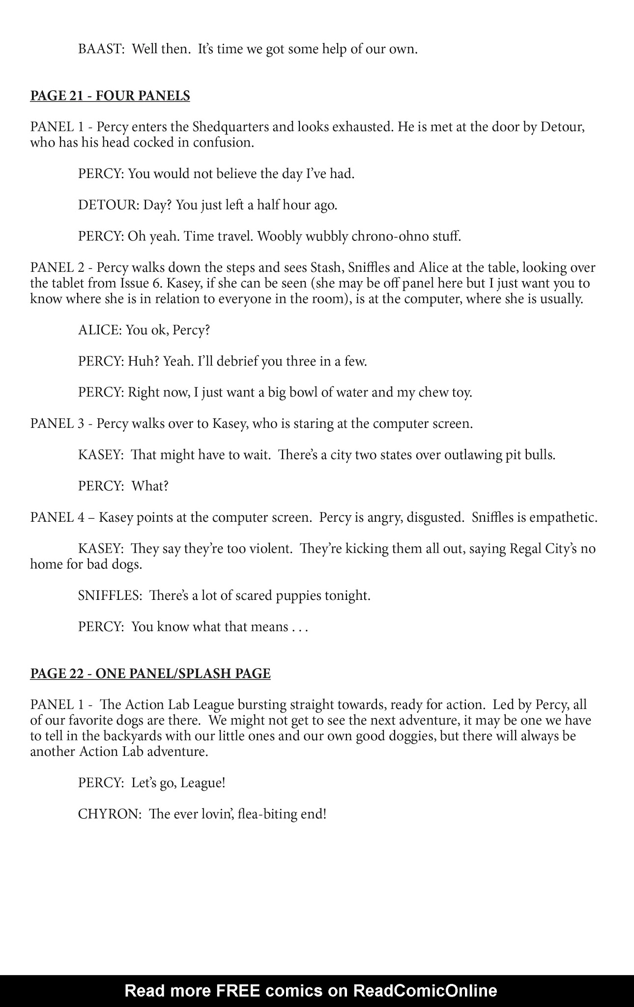 Read online Action Lab, Dog of Wonder comic -  Issue #8 - 36