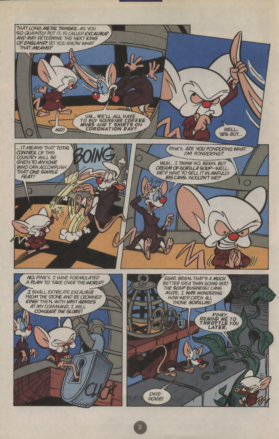 Read online Pinky and The Brain comic -  Issue #2 - 3