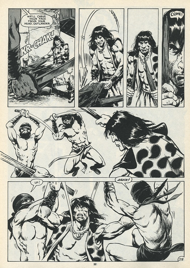 Read online The Savage Sword Of Conan comic -  Issue #165 - 34
