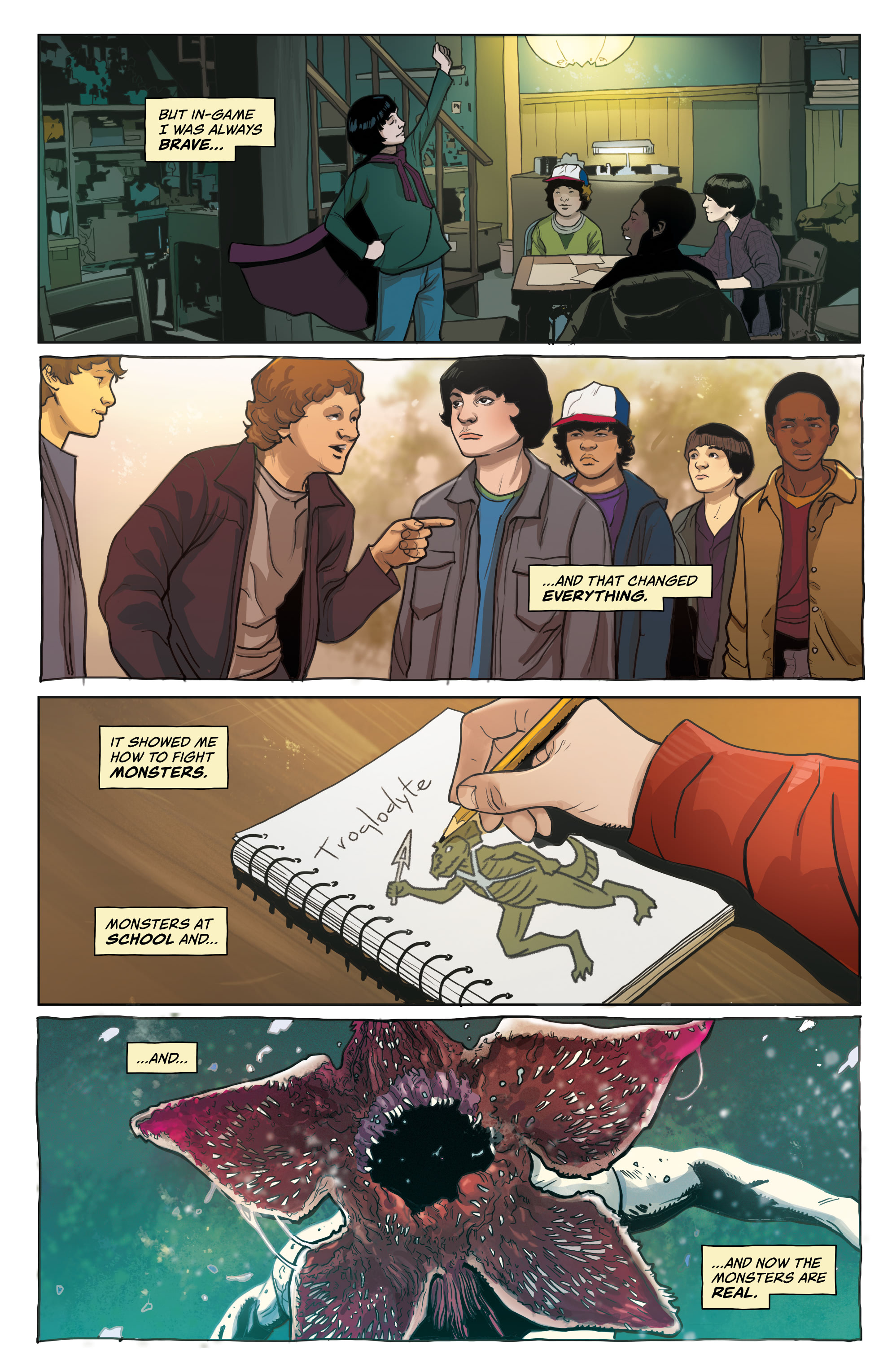 Read online Stranger Things and Dungeons & Dragons comic -  Issue #2 - 7