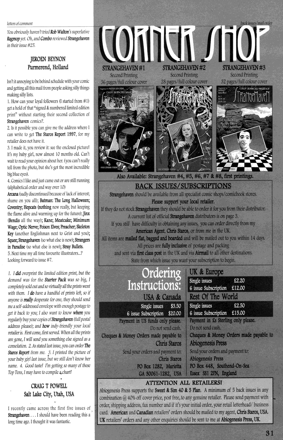 Read online Strangehaven comic -  Issue #8 - 31