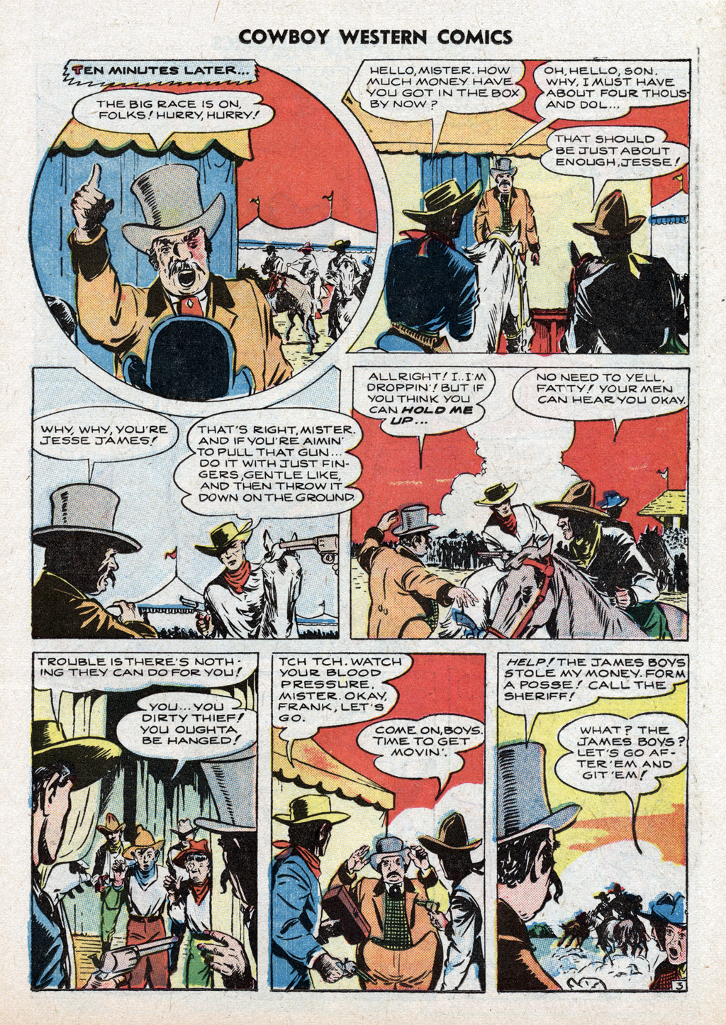 Read online Cowboy Western Comics (1948) comic -  Issue #22 - 5