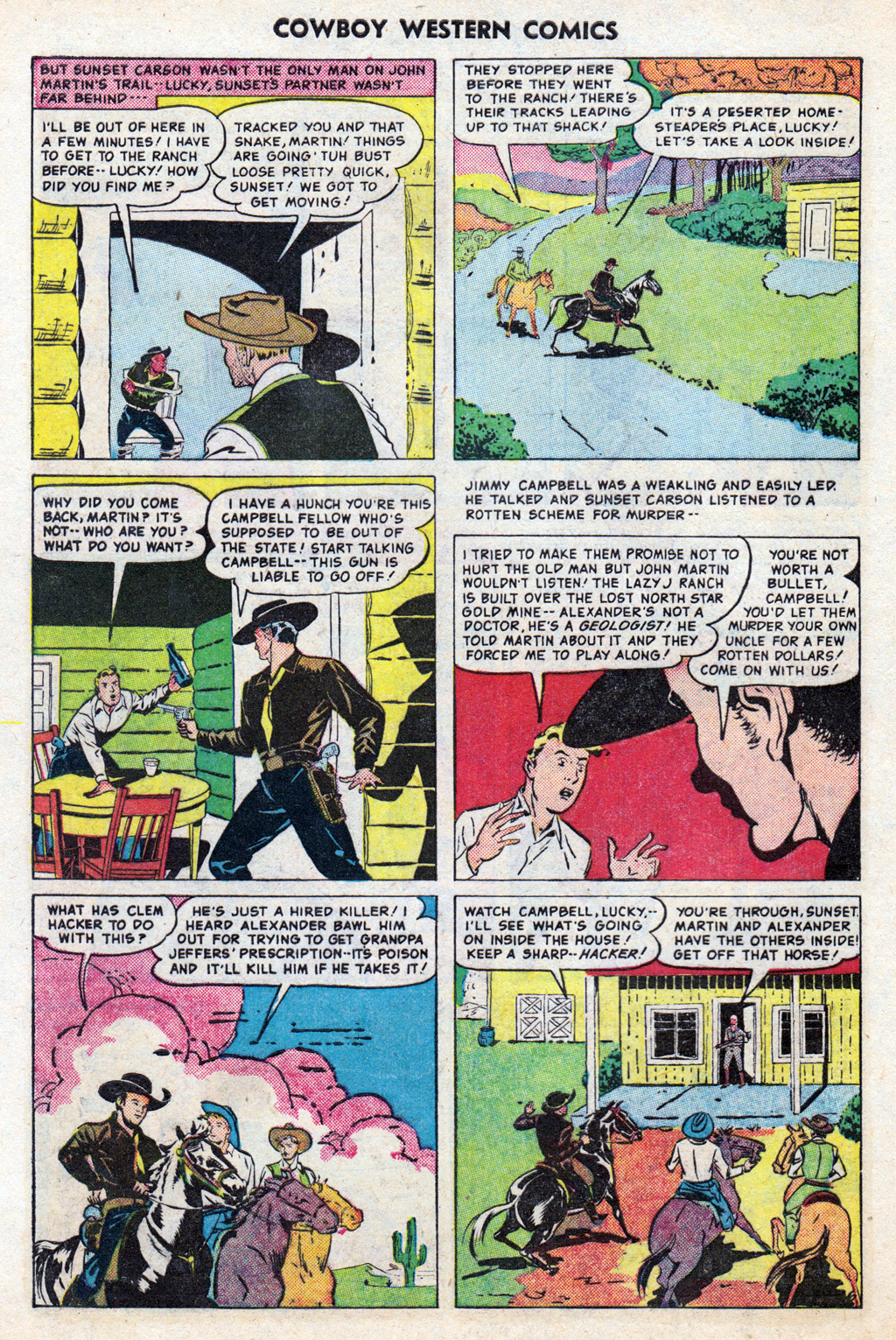 Read online Cowboy Western Comics (1948) comic -  Issue #28 - 8