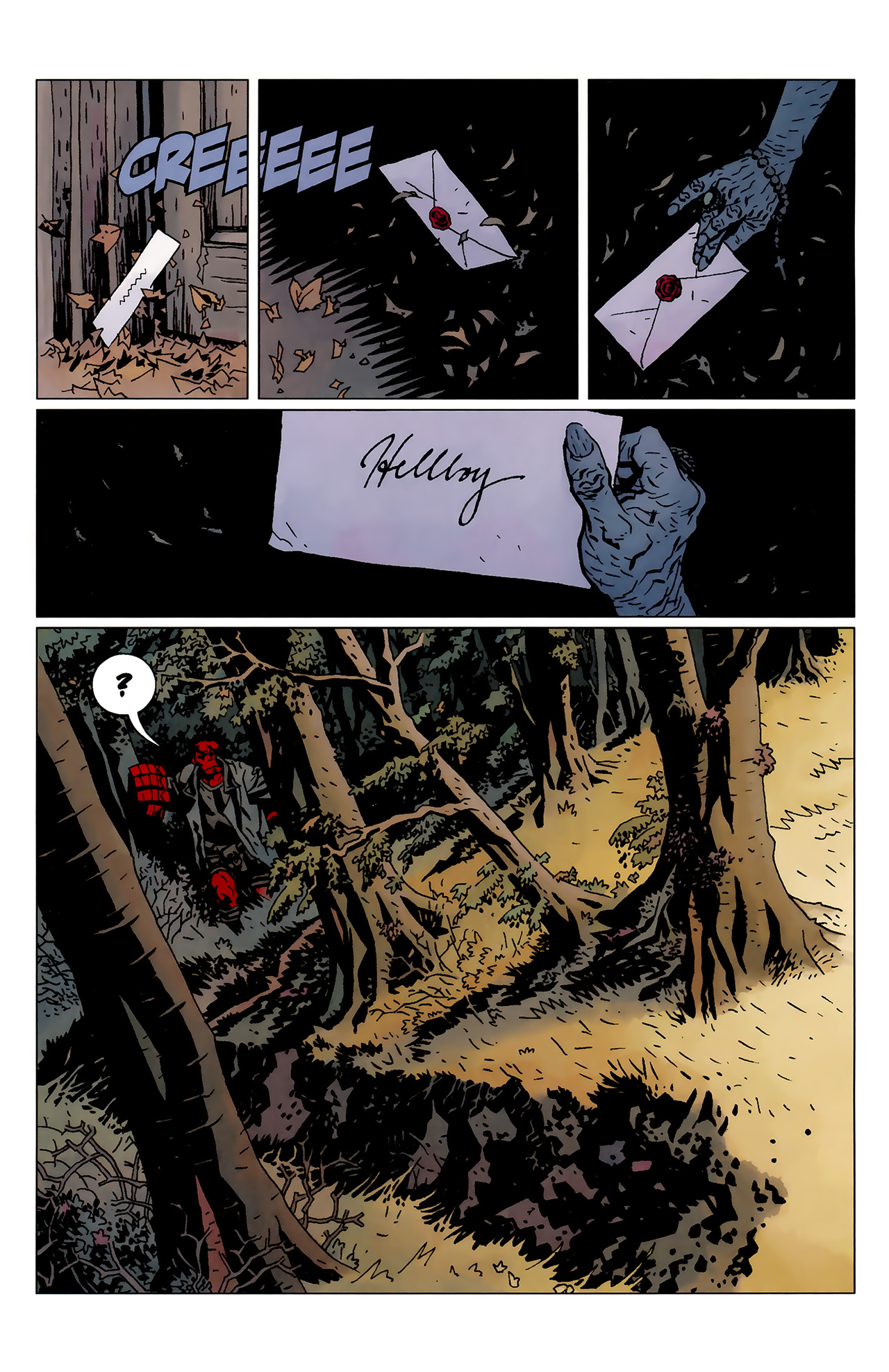 Read online Hellboy: The Wild Hunt comic -  Issue #1 - 5