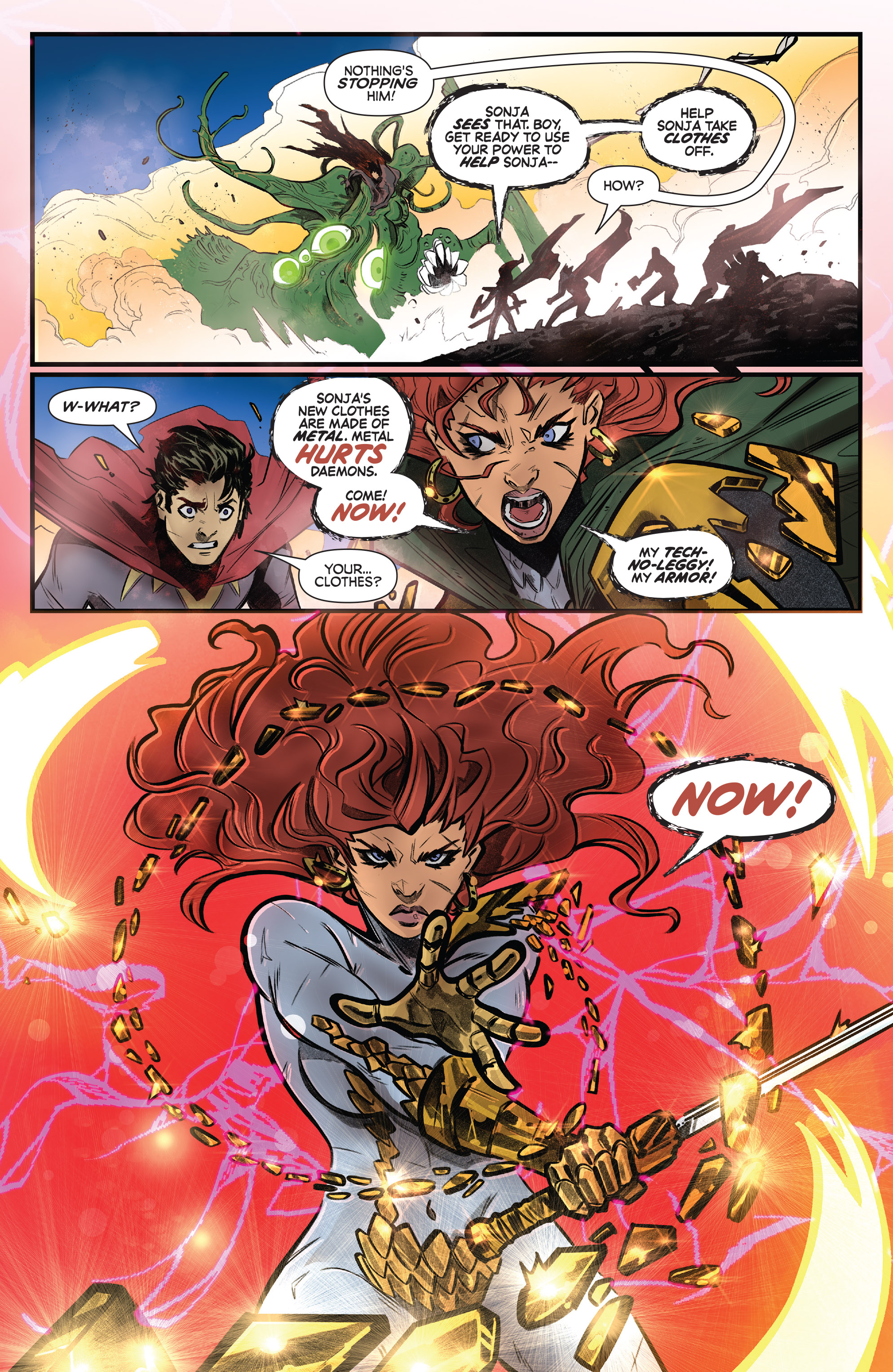 Read online Vampirella Vs. Red Sonja comic -  Issue #3 - 14