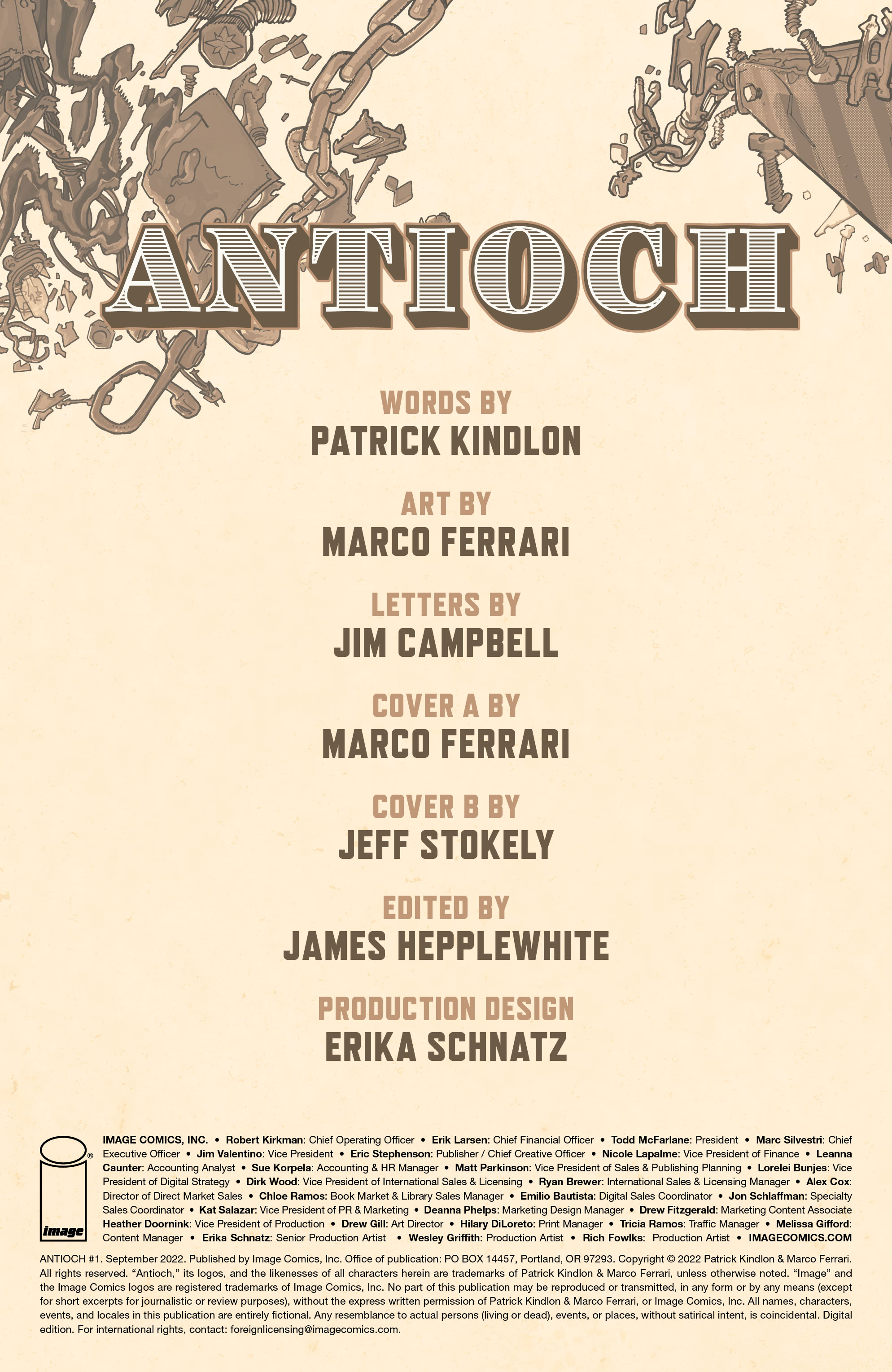 Read online Antioch comic -  Issue #1 - 2