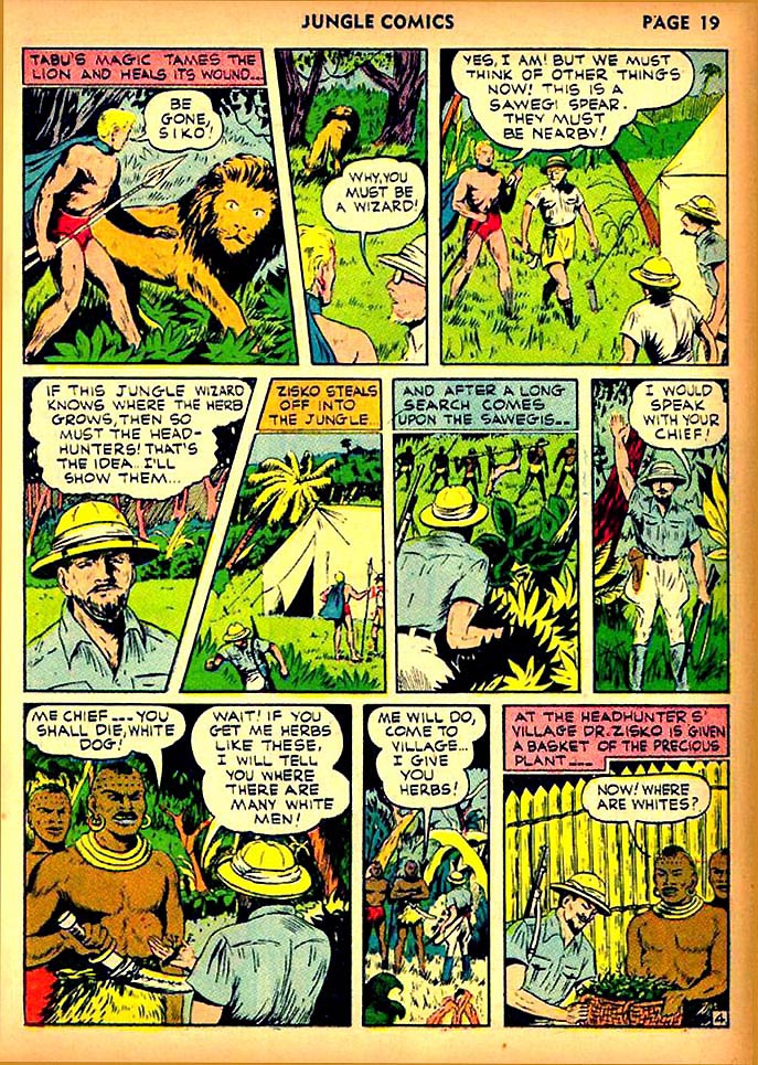 Read online Jungle Comics comic -  Issue #23 - 23