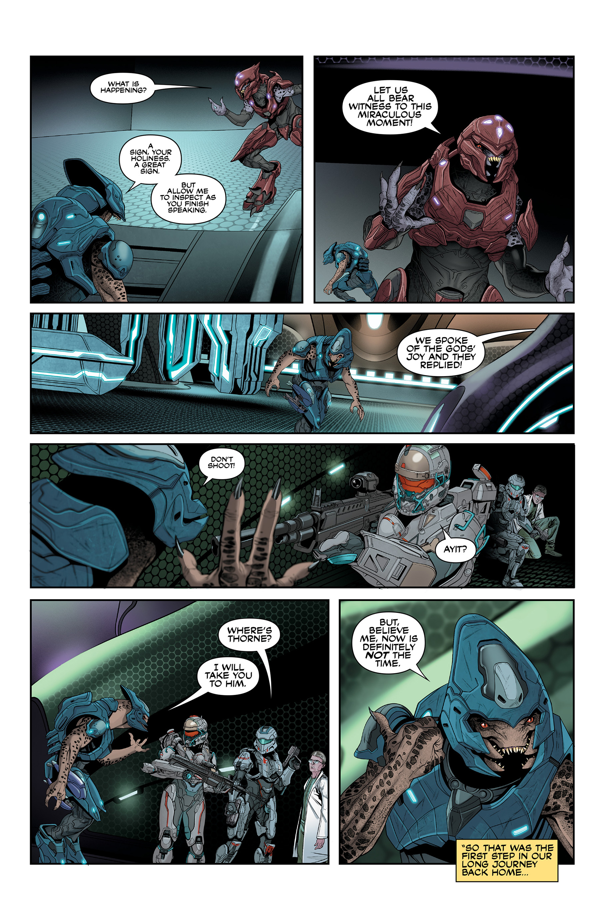Read online Halo: Escalation comic -  Issue #24 - 22