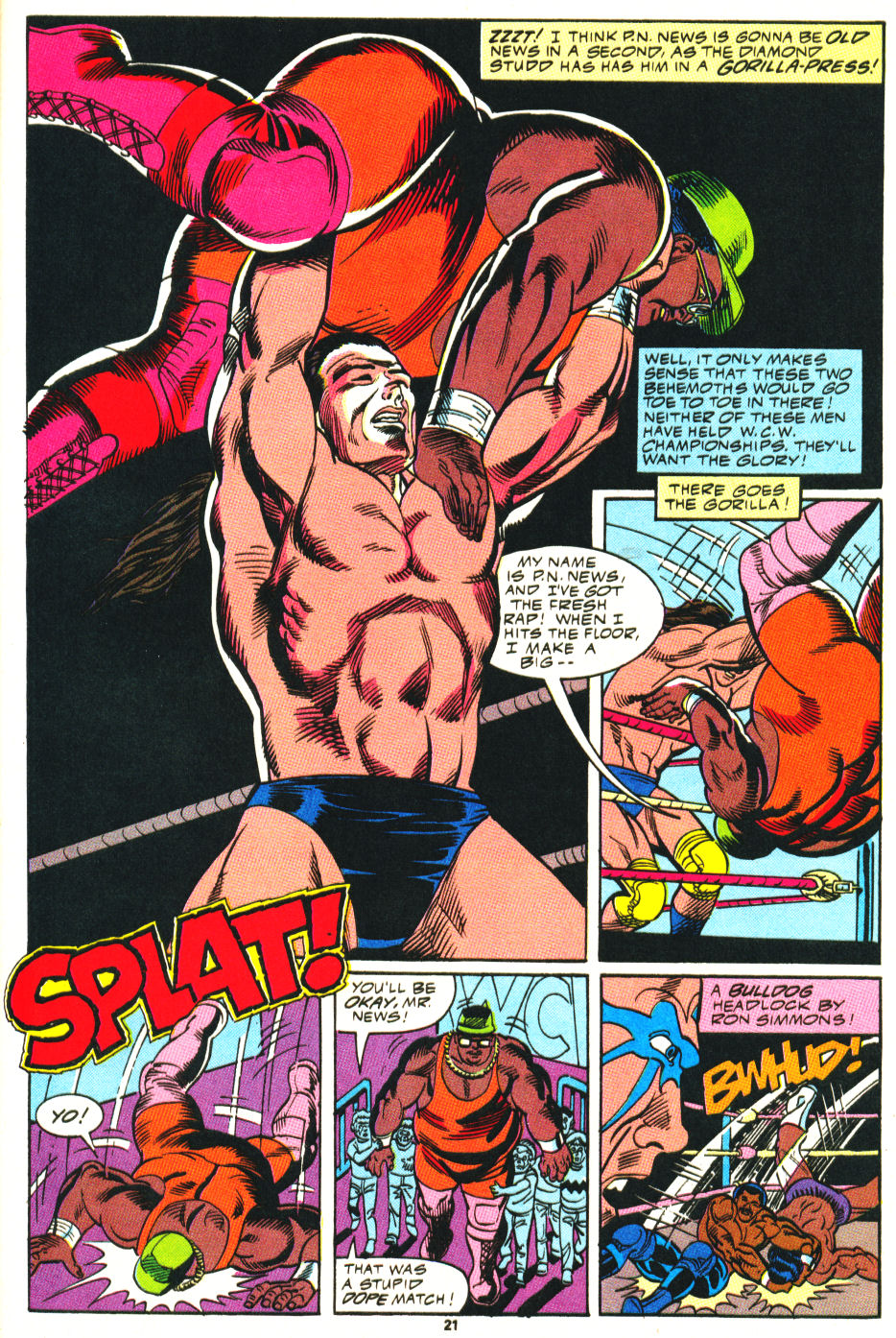 Read online WCW World Championship Wrestling comic -  Issue #1 - 16