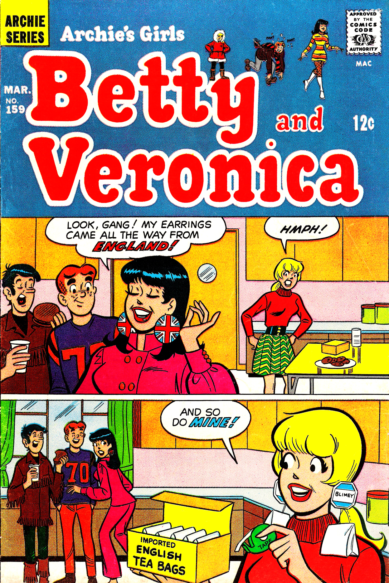 Read online Archie's Girls Betty and Veronica comic -  Issue #159 - 1
