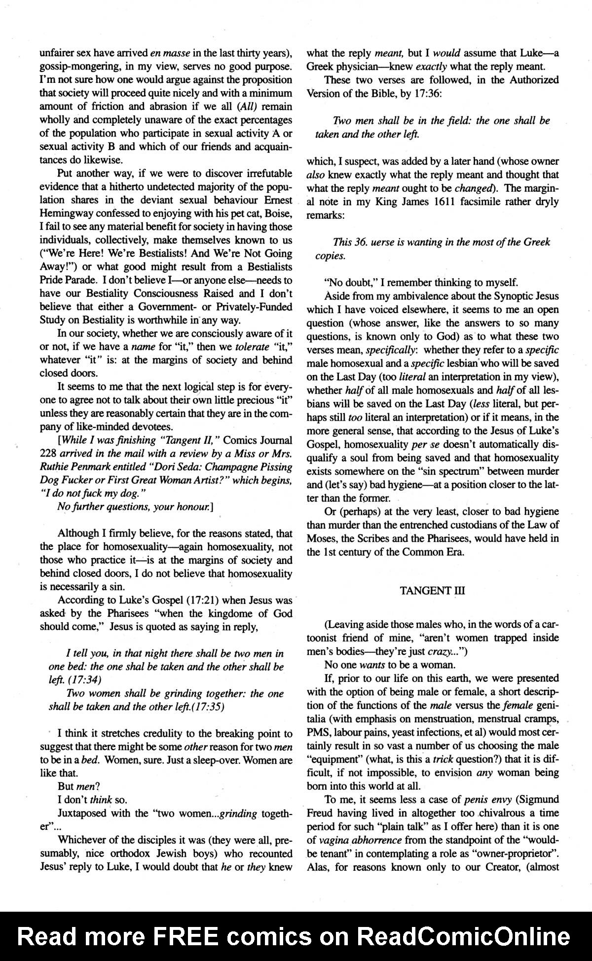 Read online Cerebus comic -  Issue #265 - 33