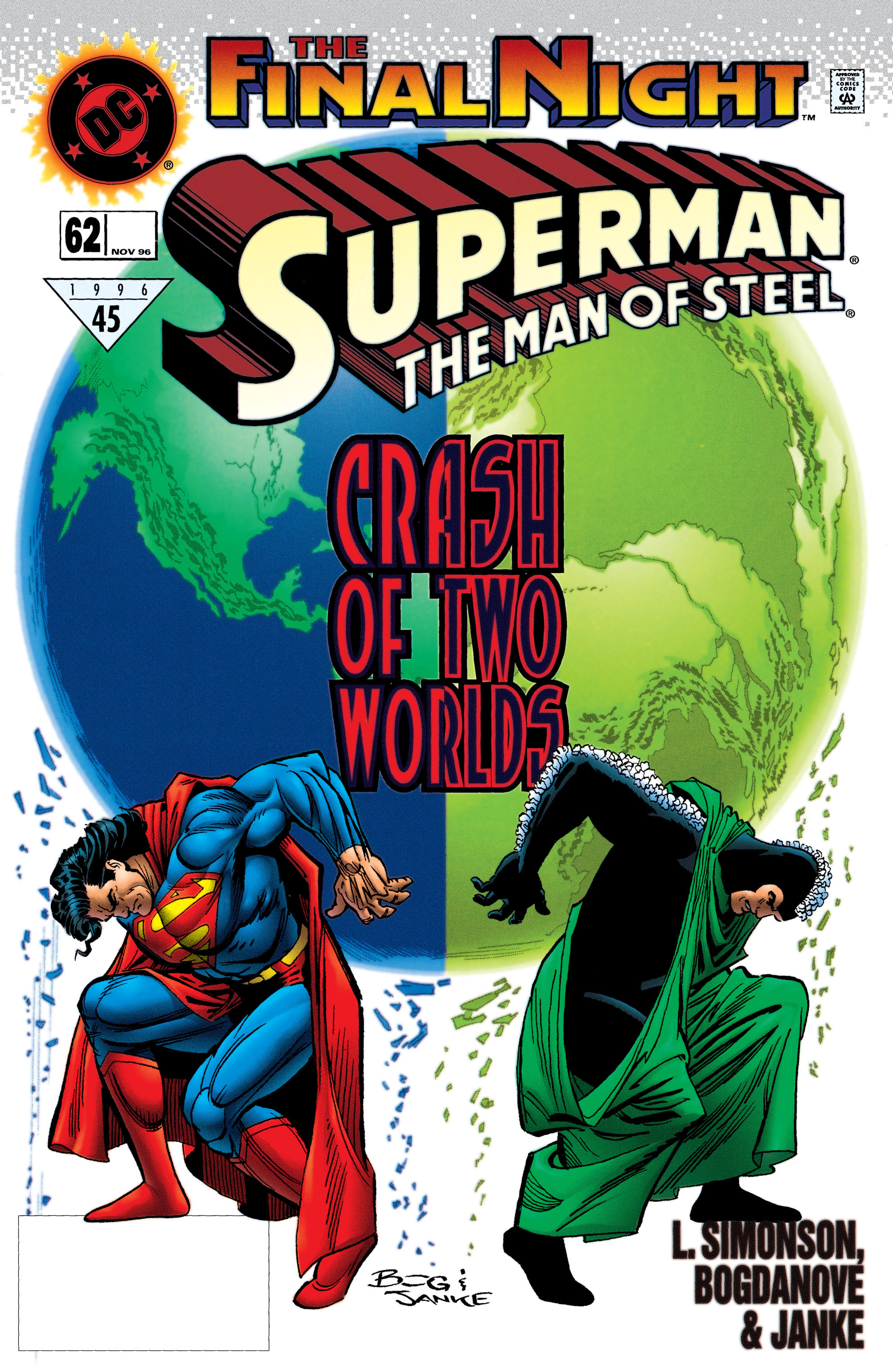 Read online Superman: The Man of Steel (1991) comic -  Issue #62 - 1