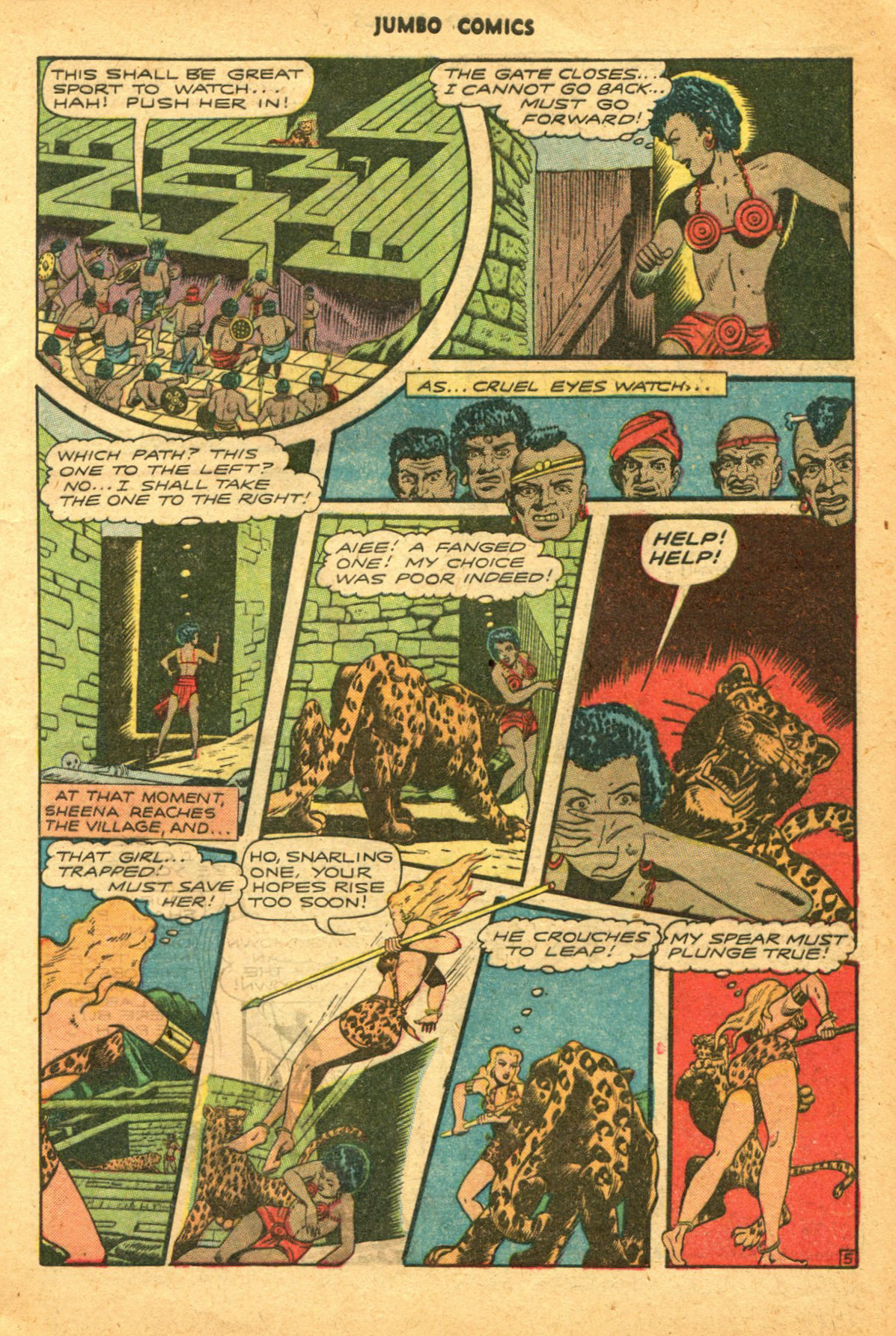 Read online Jumbo Comics comic -  Issue #95 - 7