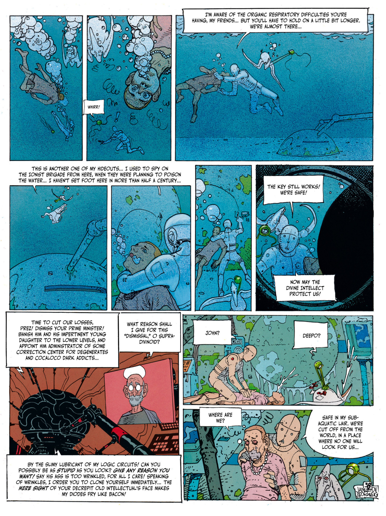 Read online Before the Incal comic -  Issue #3 - 41