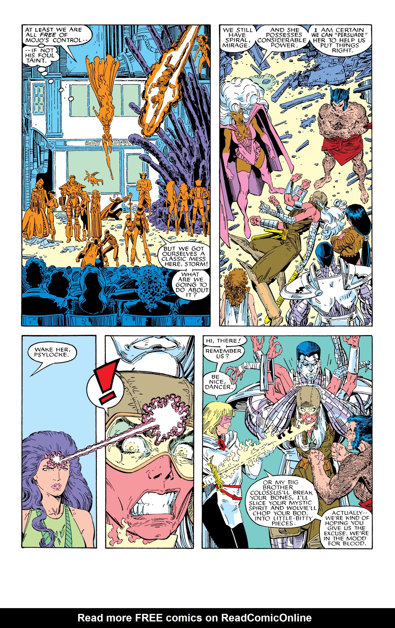 Read online New Mutants Classic comic -  Issue # TPB 6 - 183