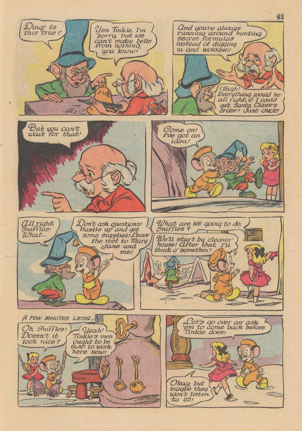 Read online Bugs Bunny's Christmas Funnies comic -  Issue # TPB 2 - 65