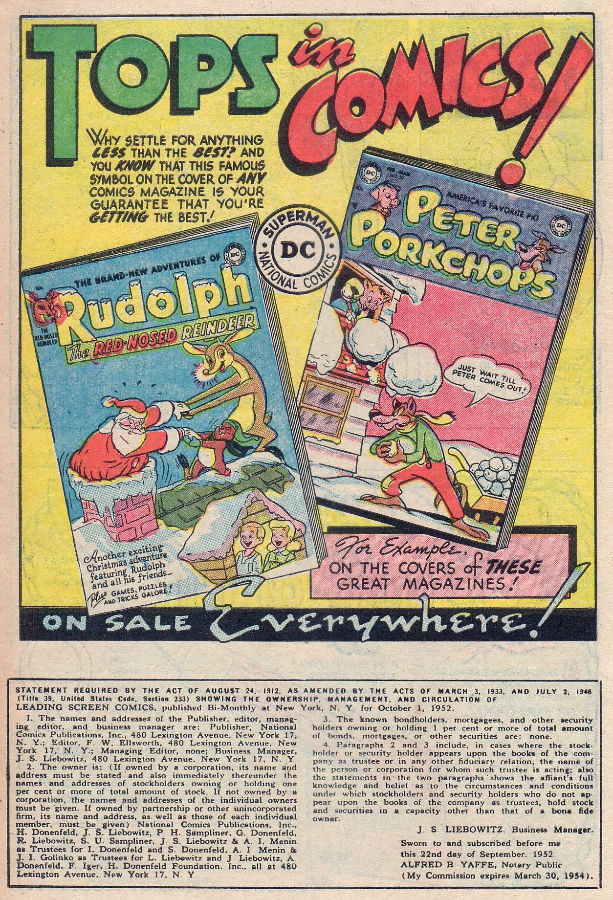 Read online Leading Screen Comics comic -  Issue #59 - 10