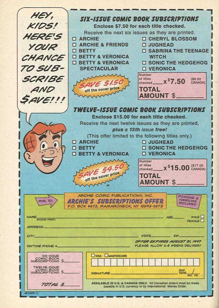 Read online Archie Digest Magazine comic -  Issue #149 - 42