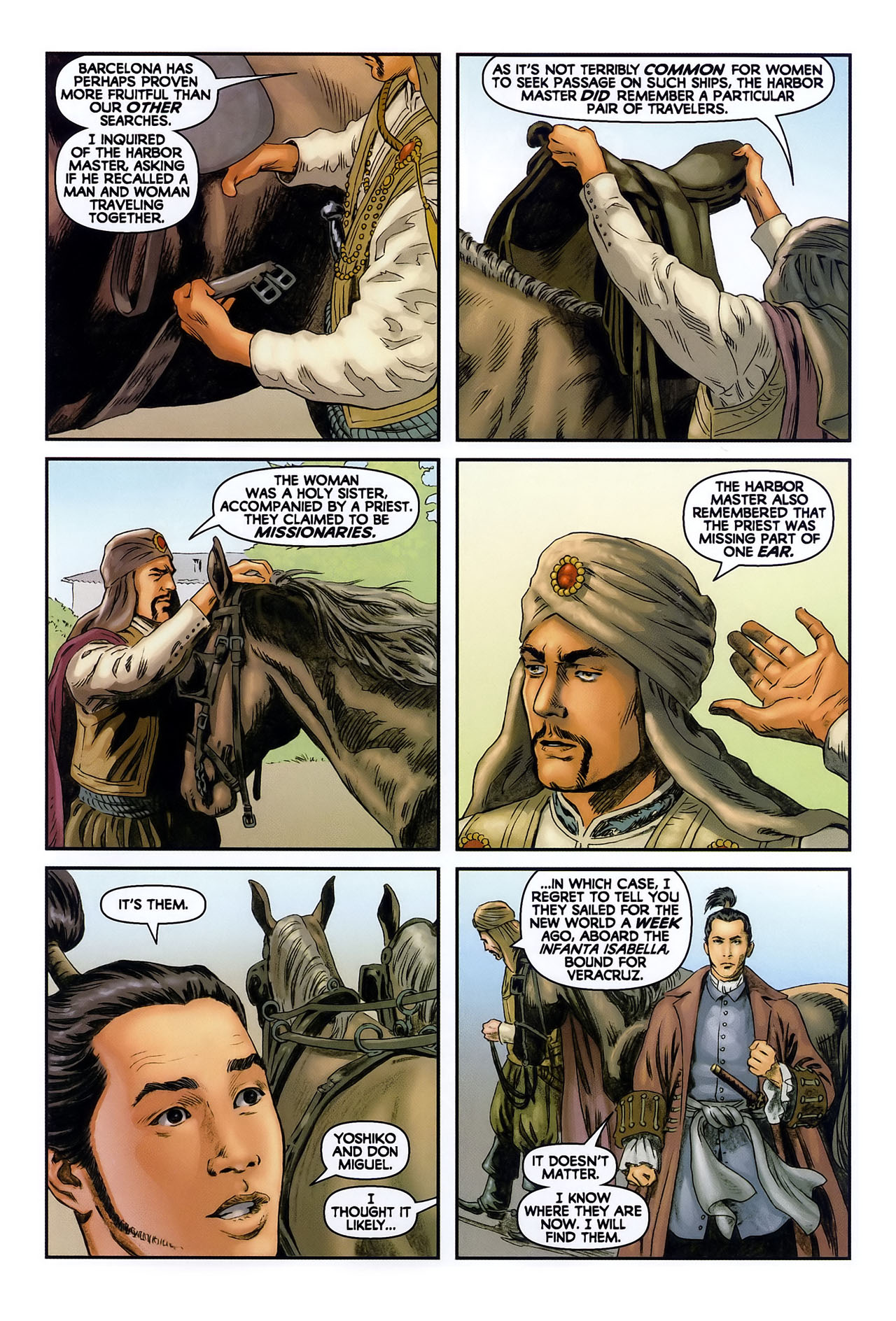 Read online Samurai: Heaven and Earth (2006) comic -  Issue #2 - 9