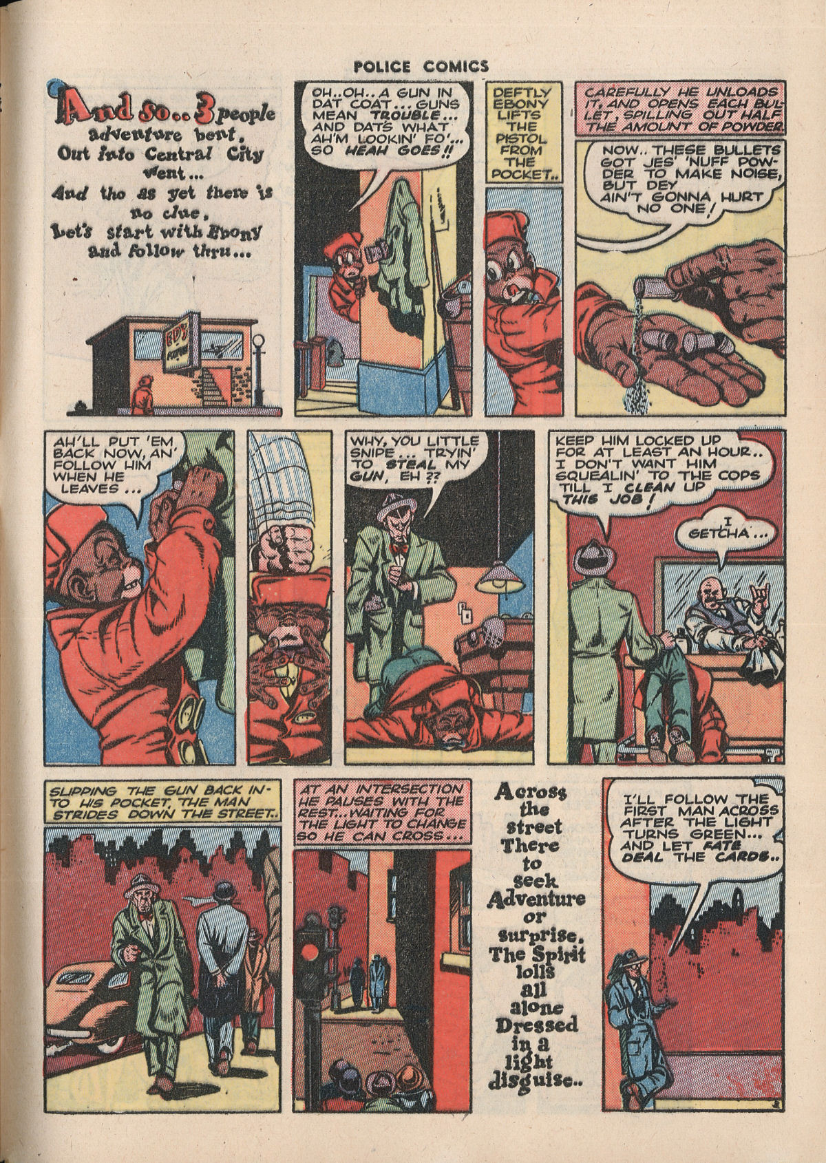 Read online Police Comics comic -  Issue #37 - 53