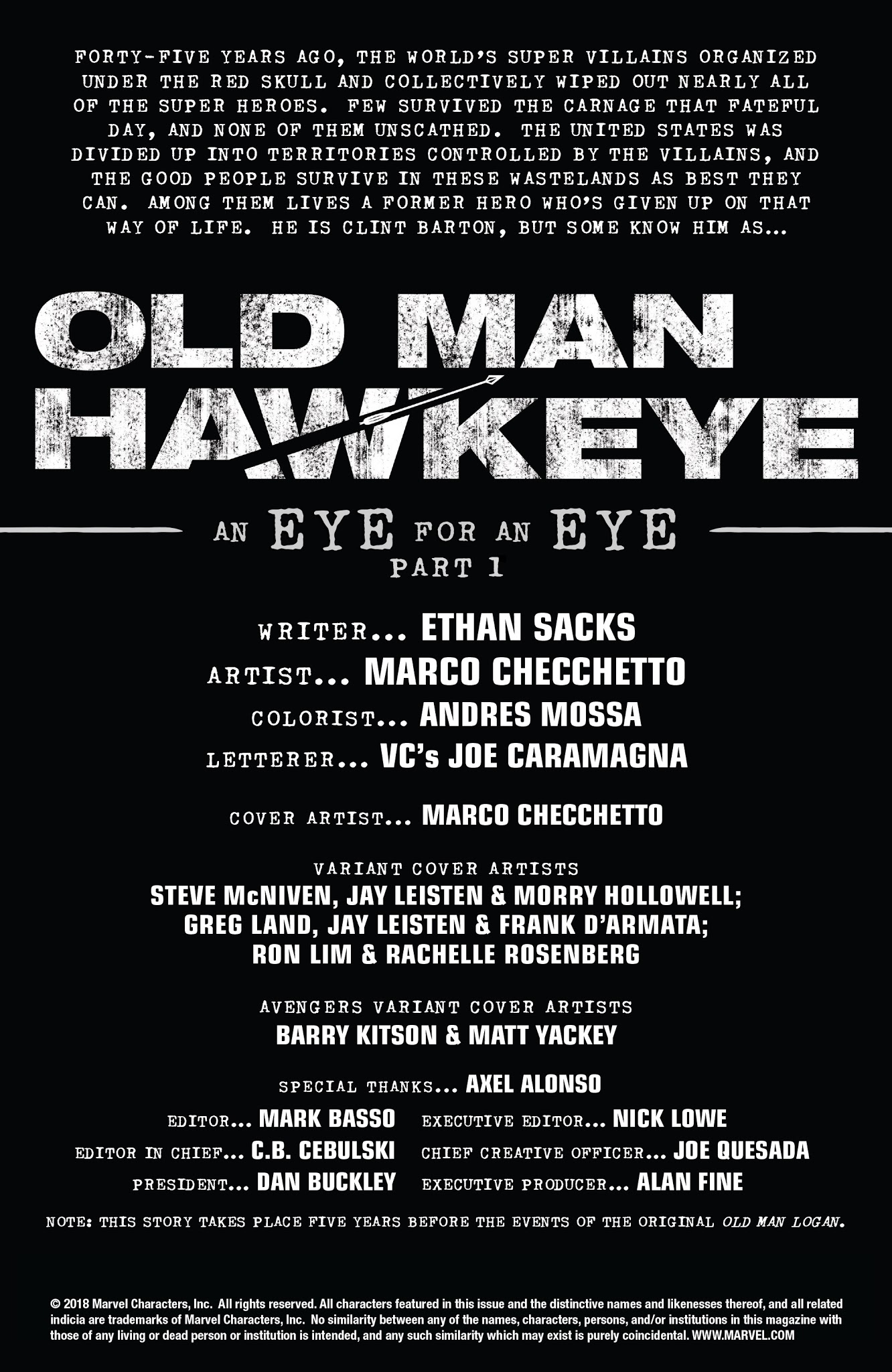 Read online Old Man Hawkeye comic -  Issue #1 - 9