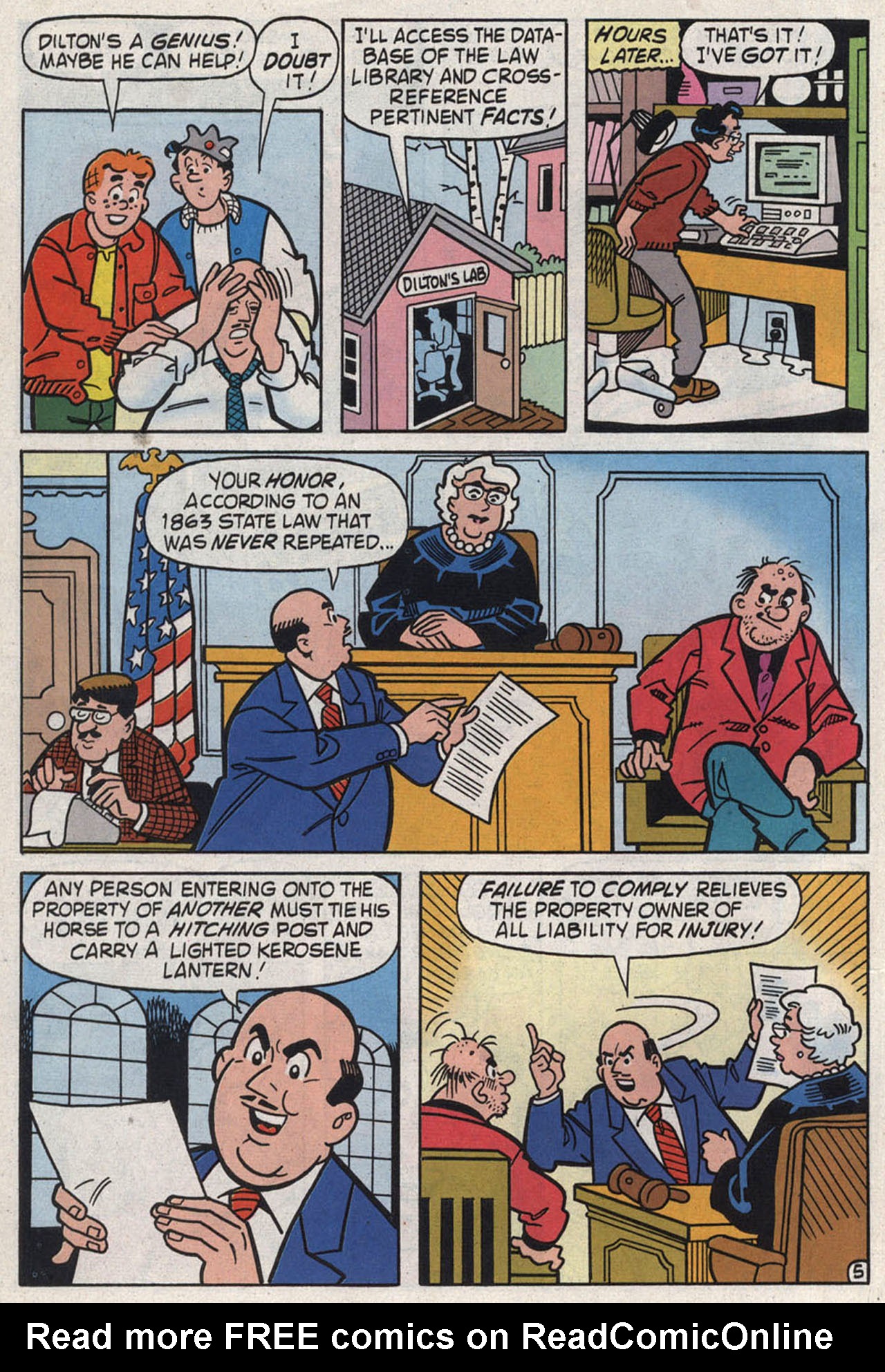 Read online Archie (1960) comic -  Issue #446 - 32